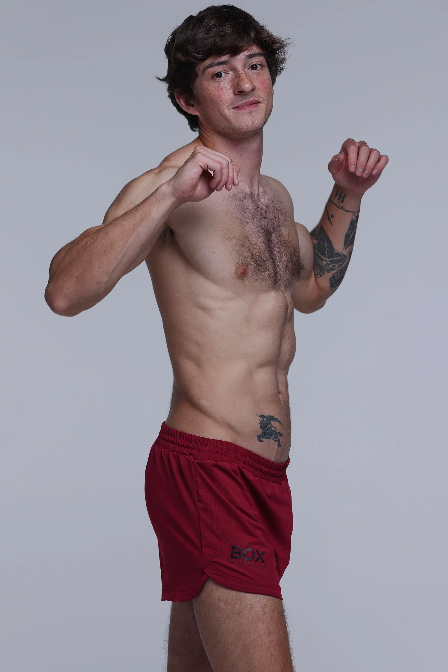 Compound Jock Shorts - Maroon - Image 6