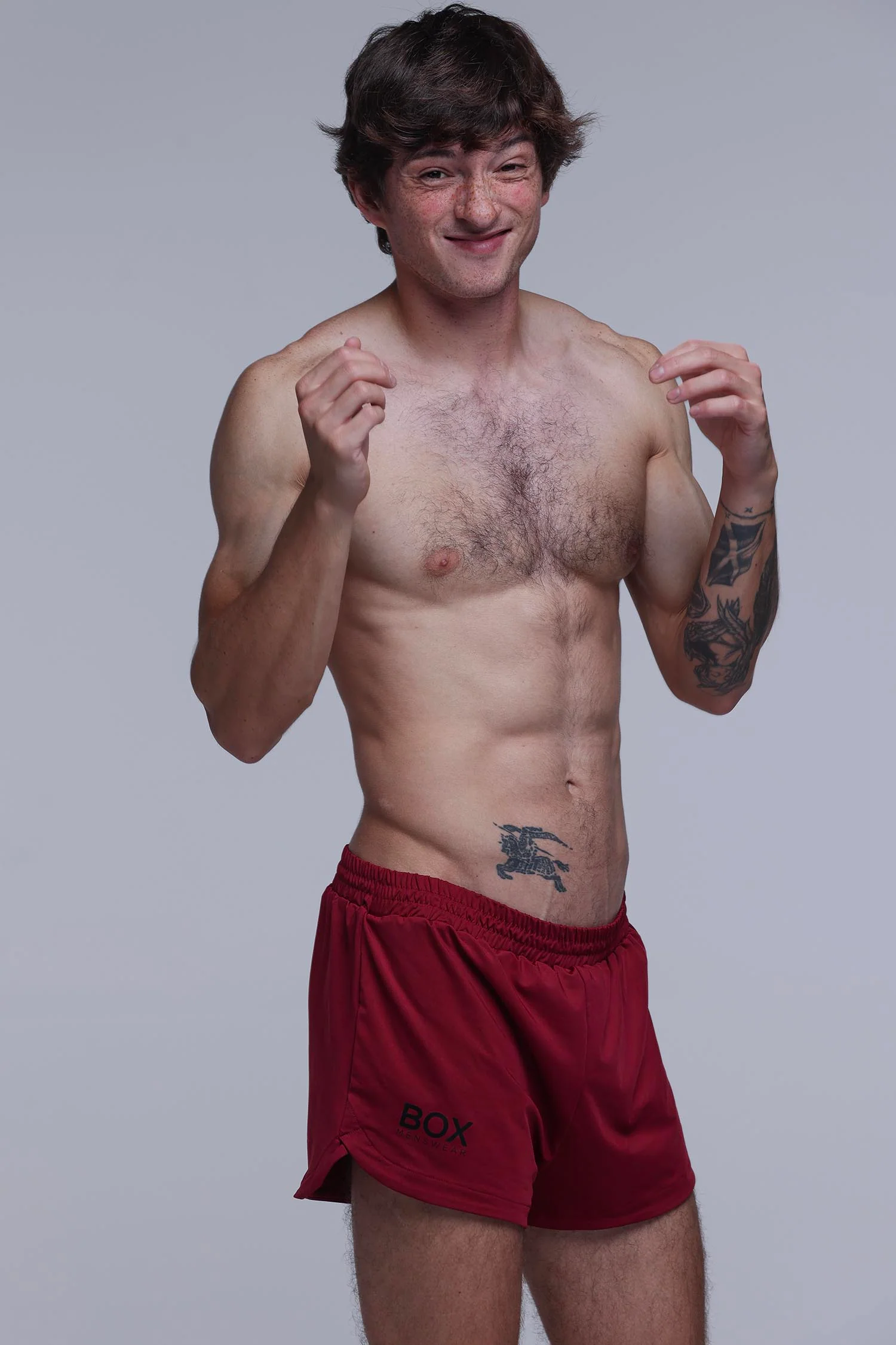 Compound Jock Shorts - Maroon - Image 7