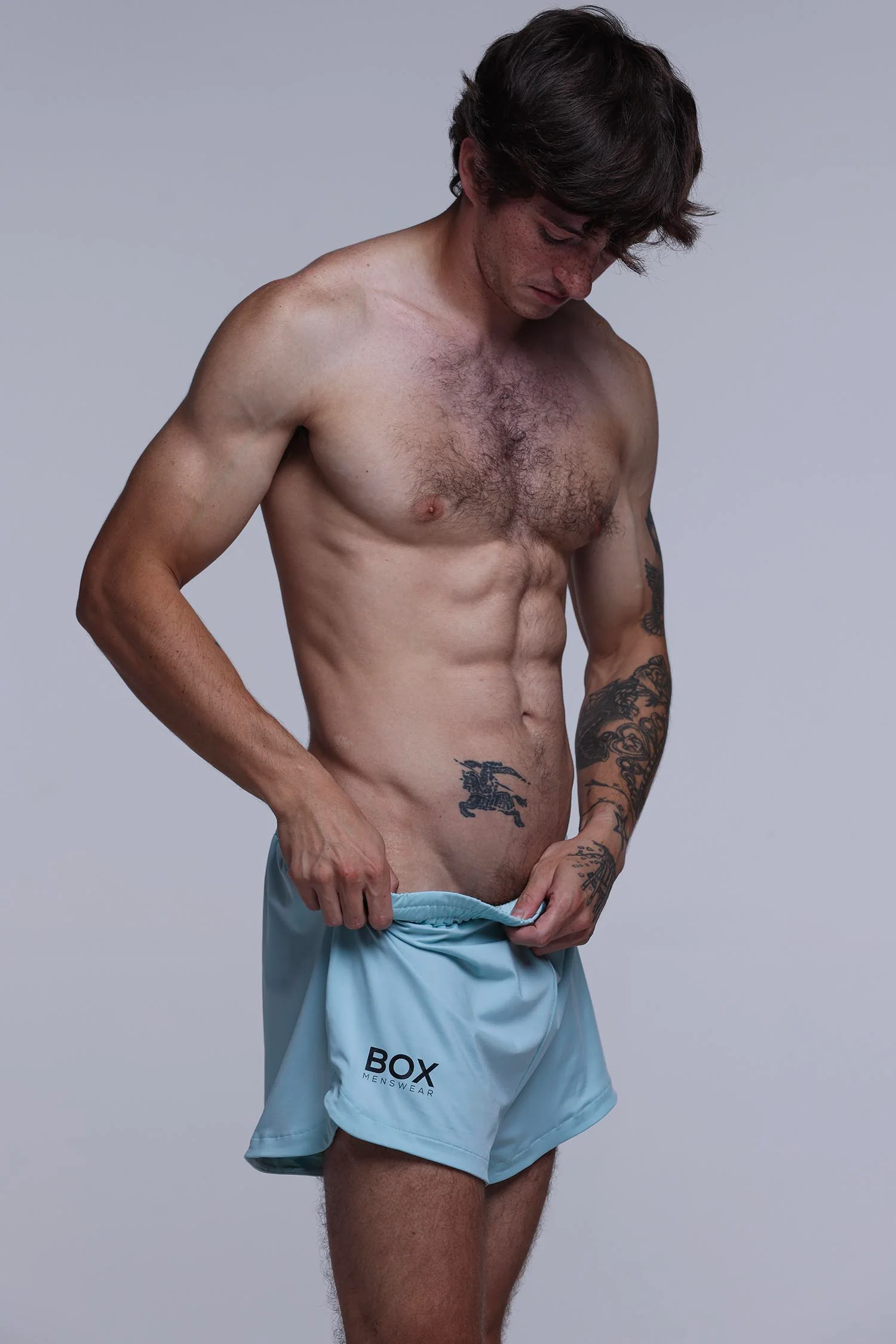 Compound Jock Shorts - Aqua - Image 14