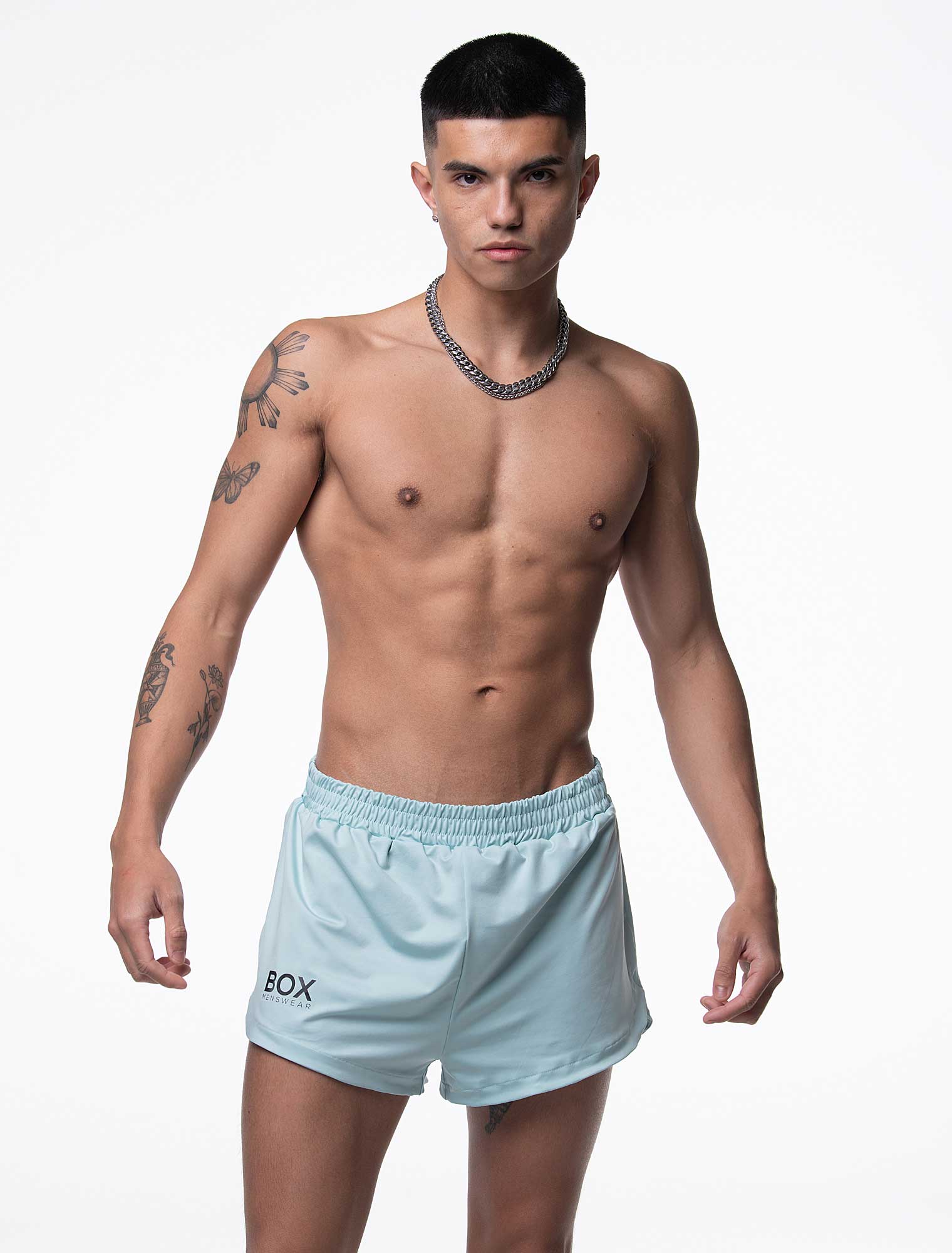 Compound Jock Shorts - Aqua - Image 3