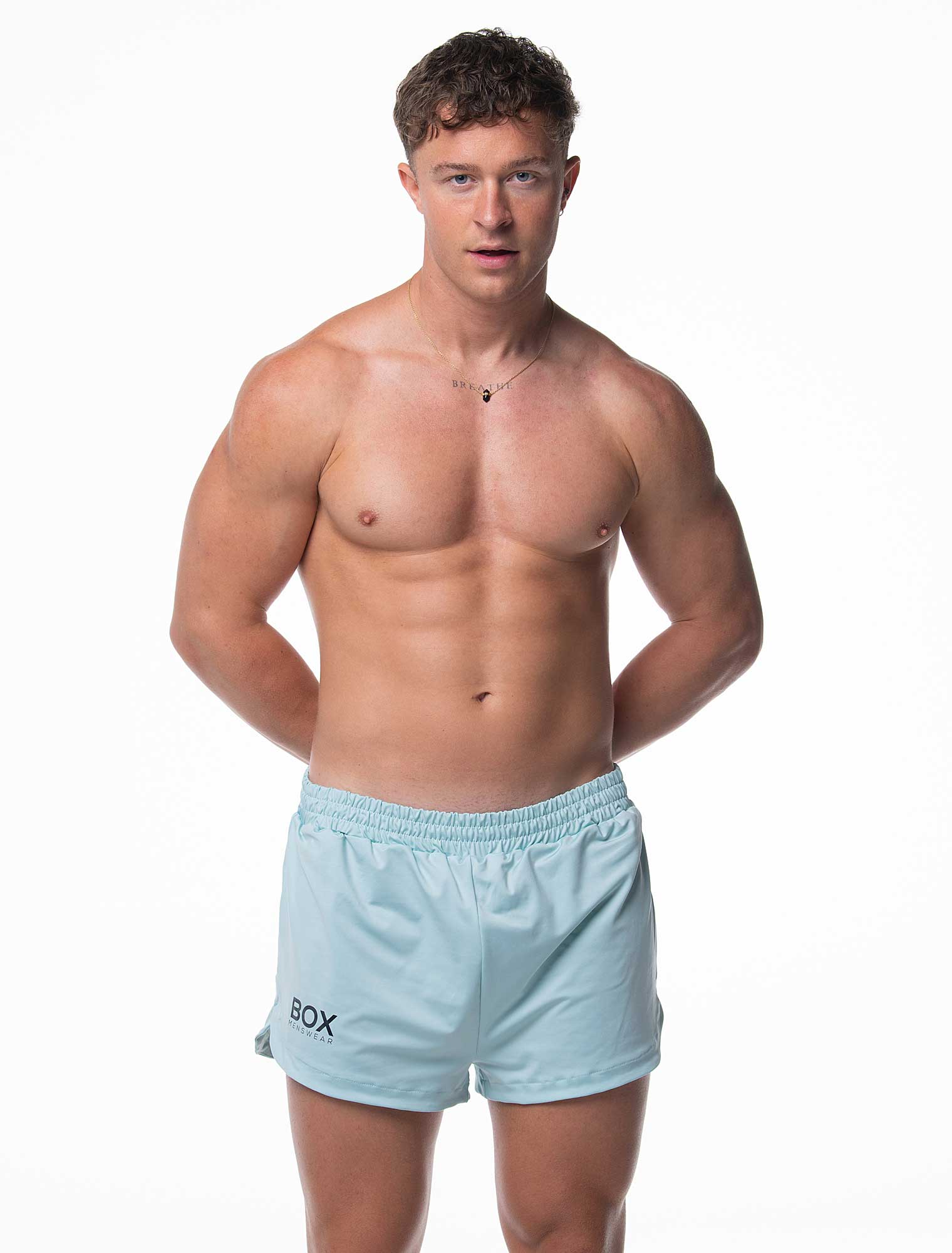Compound Jock Shorts - Aqua - Image 6