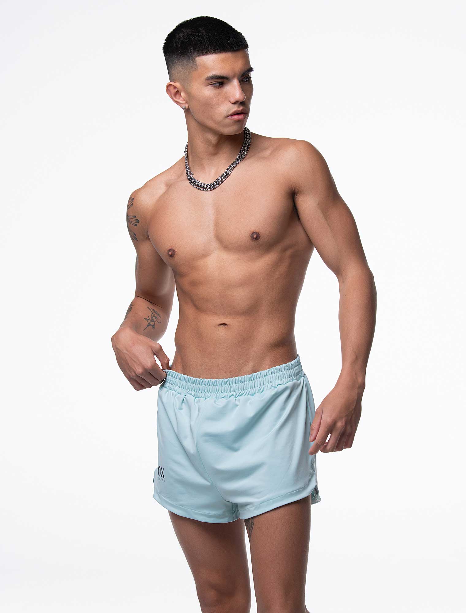 Compound Jock Shorts - Aqua - Image 9