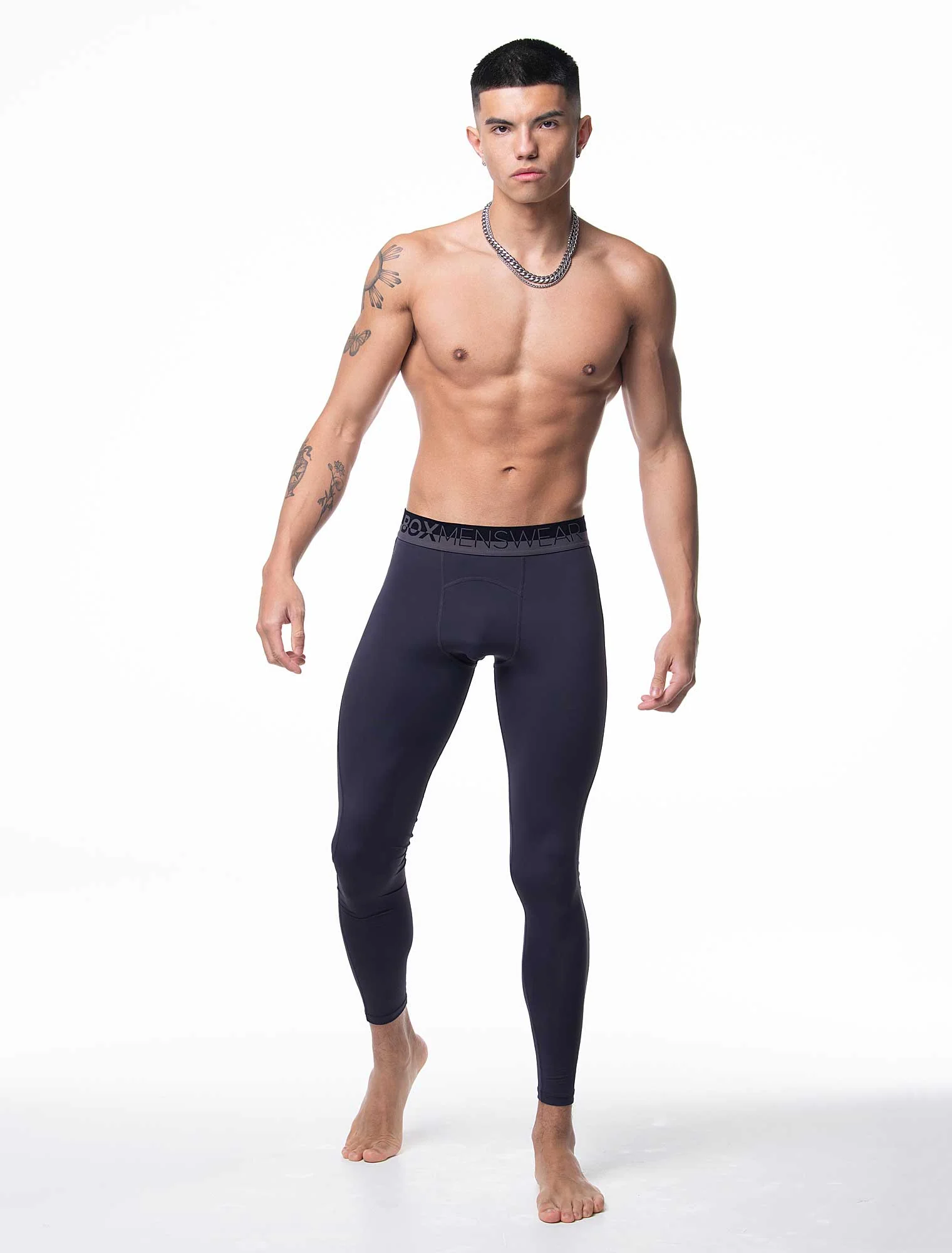 Compression Leggings 2.0 - Slate Grey - Image 3
