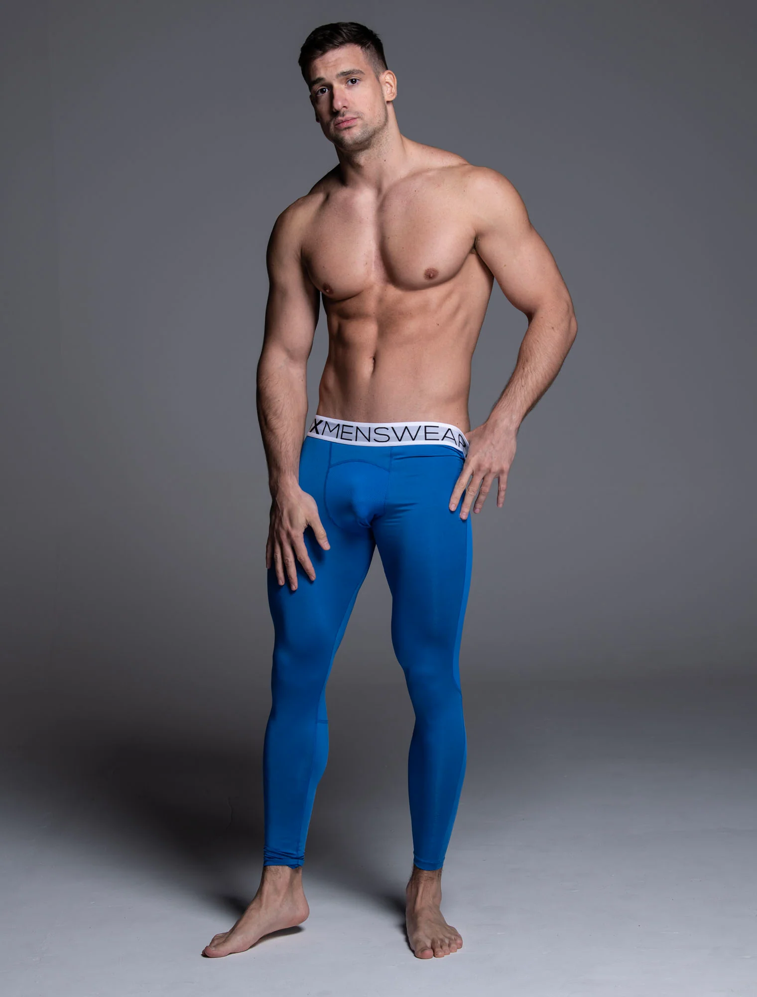 Compression Leggings - Cobalt - Image 3