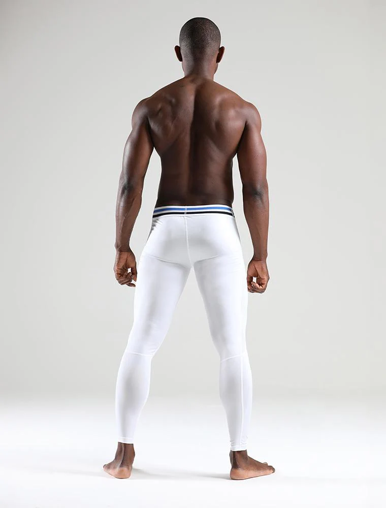 Compression Leggings - White - Image 5