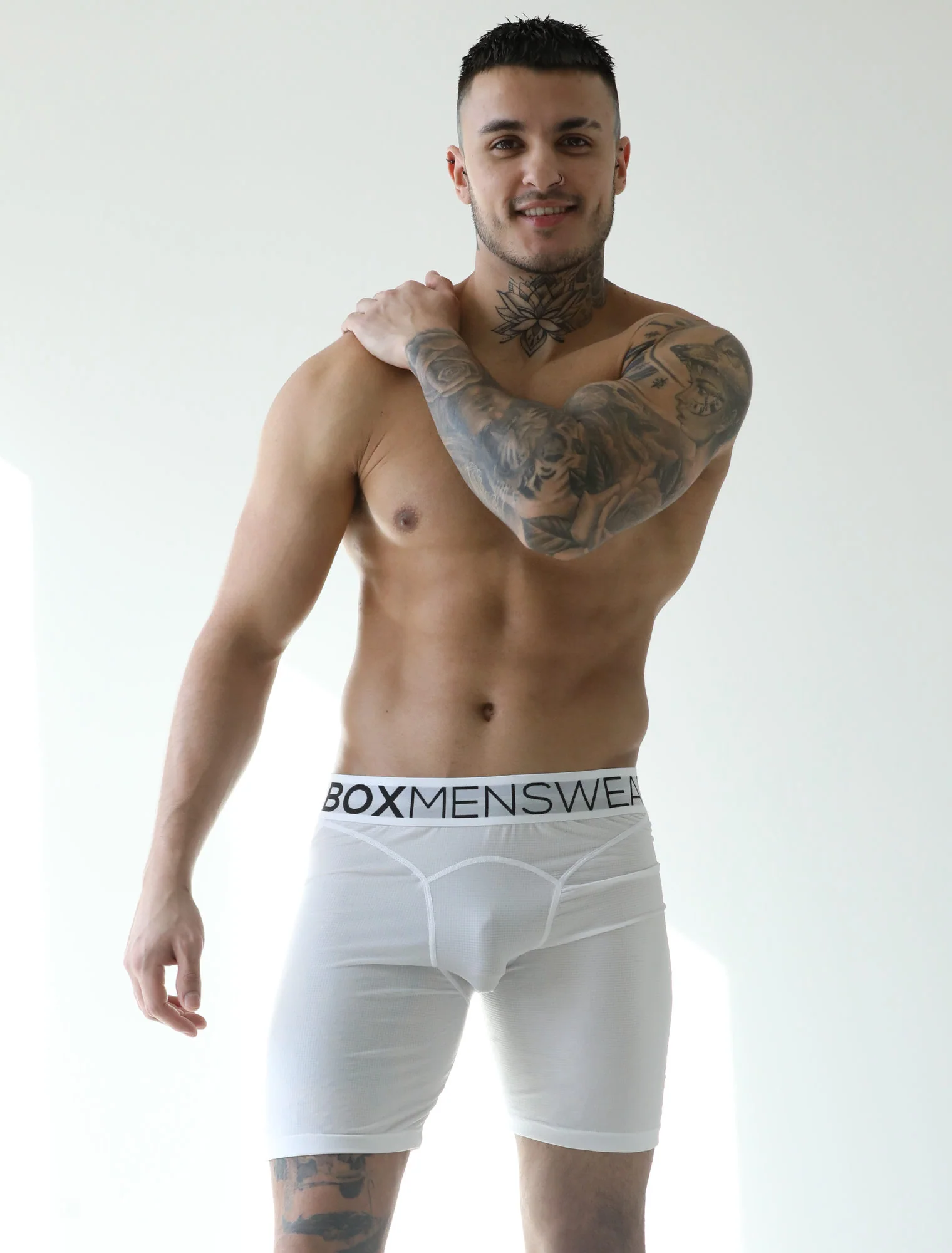 Compression Shorts - White - Image 3