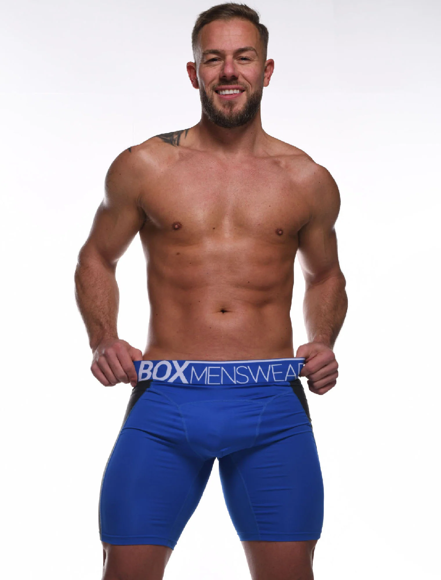 Defined Behind: Compression Shorts with Stretch - Blue Force - Image 7
