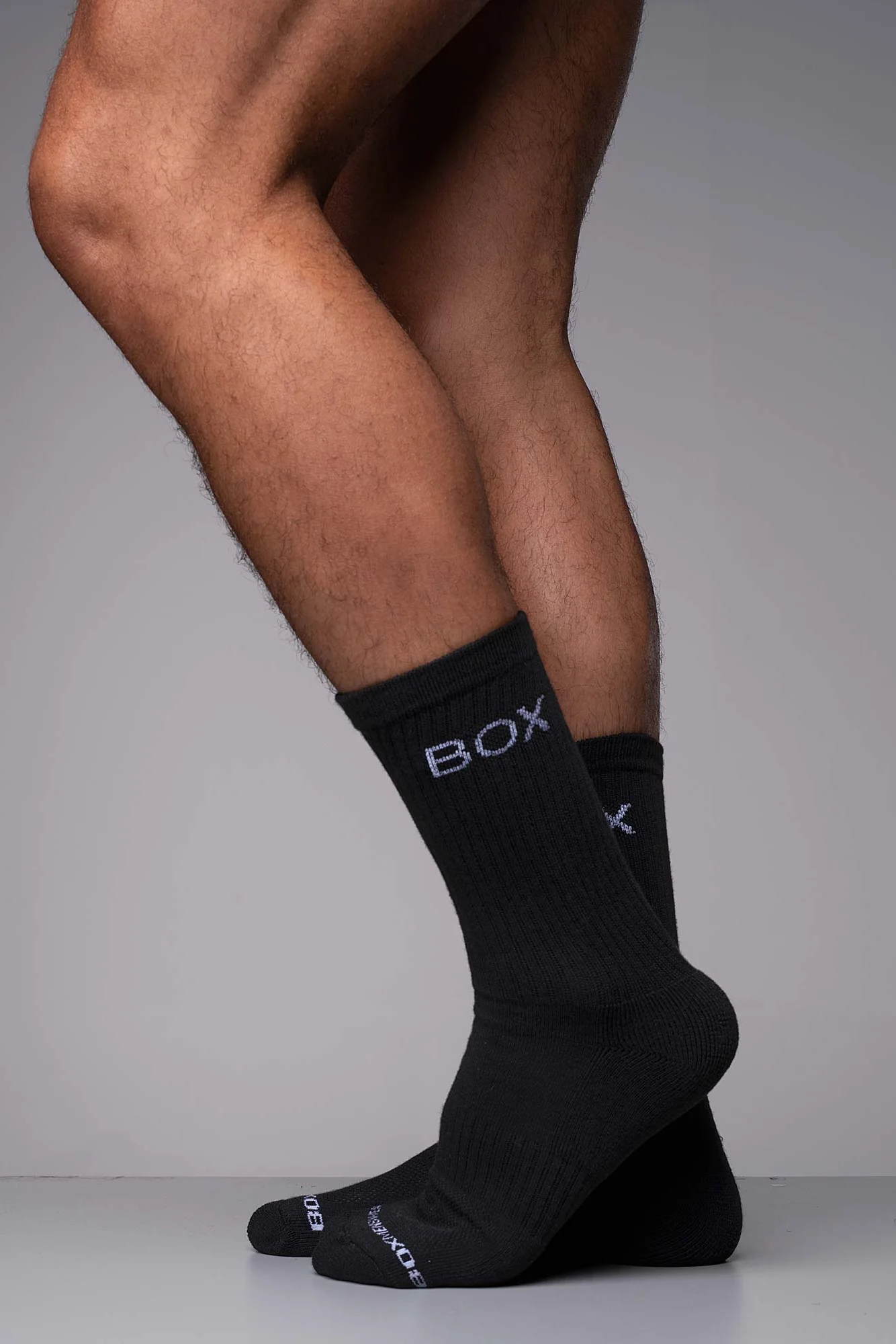 Essentials Rib Crew Socks - Black