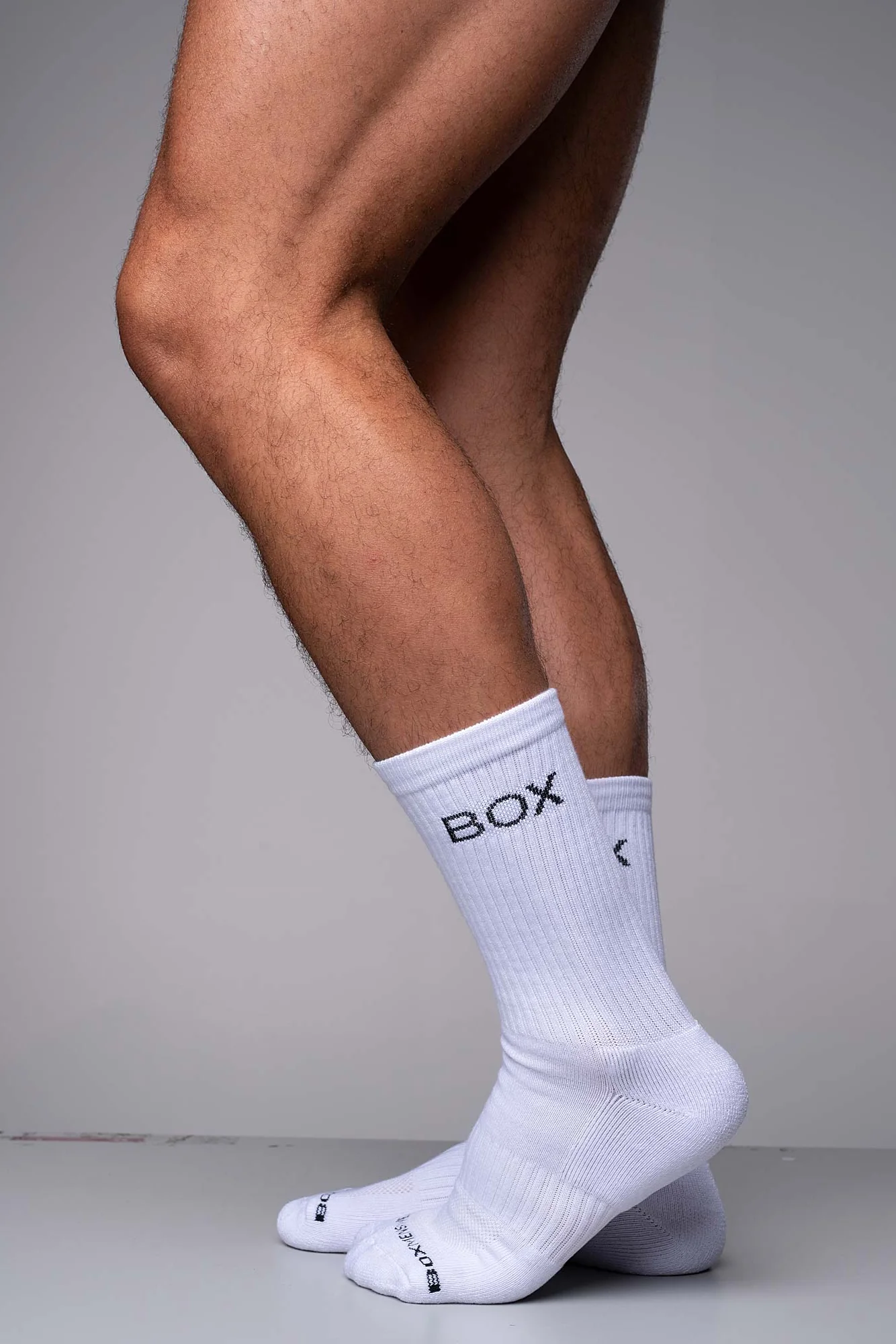 Essentials Rib Crew Socks - White