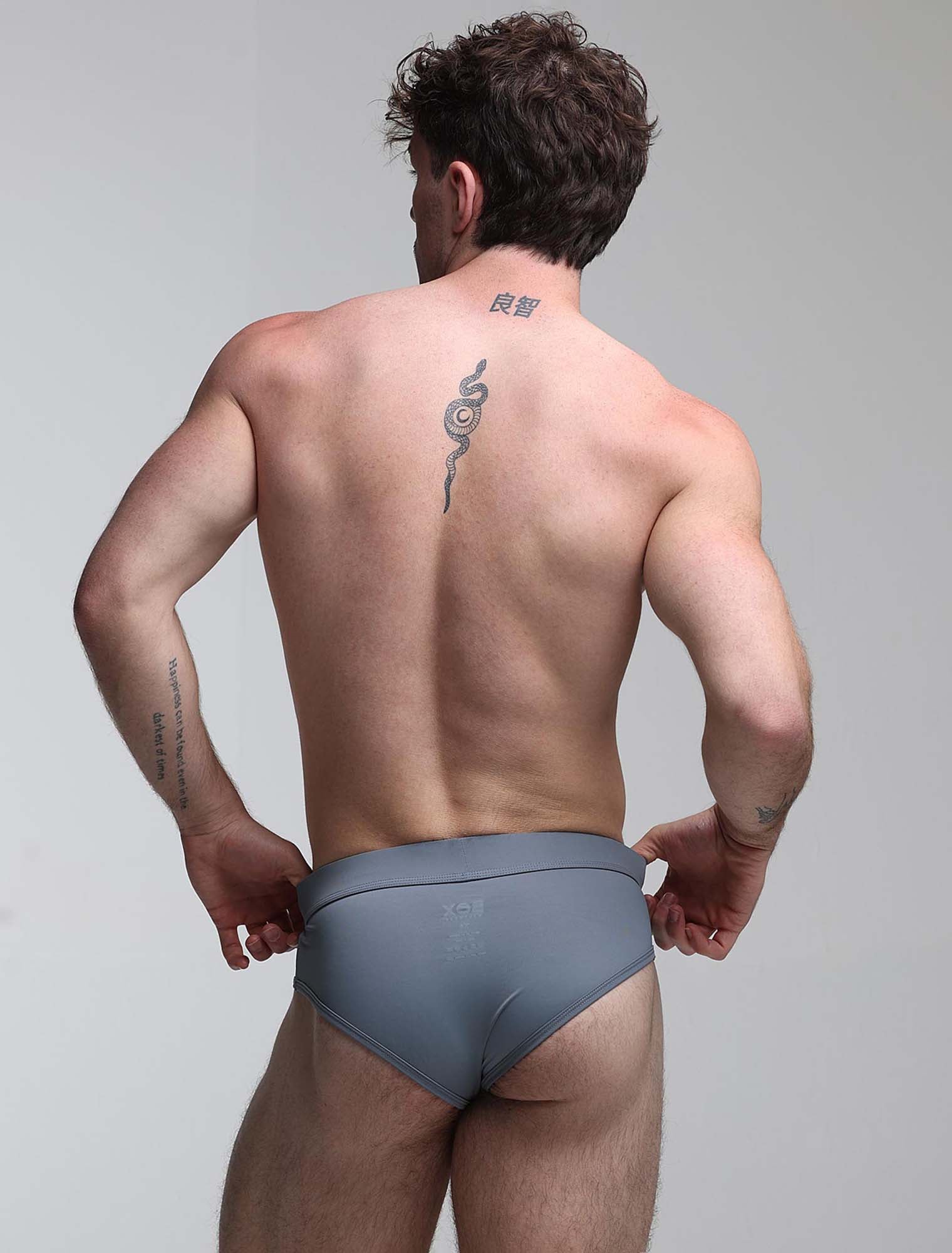 Glide Briefs - Meteorite Grey - Image 3
