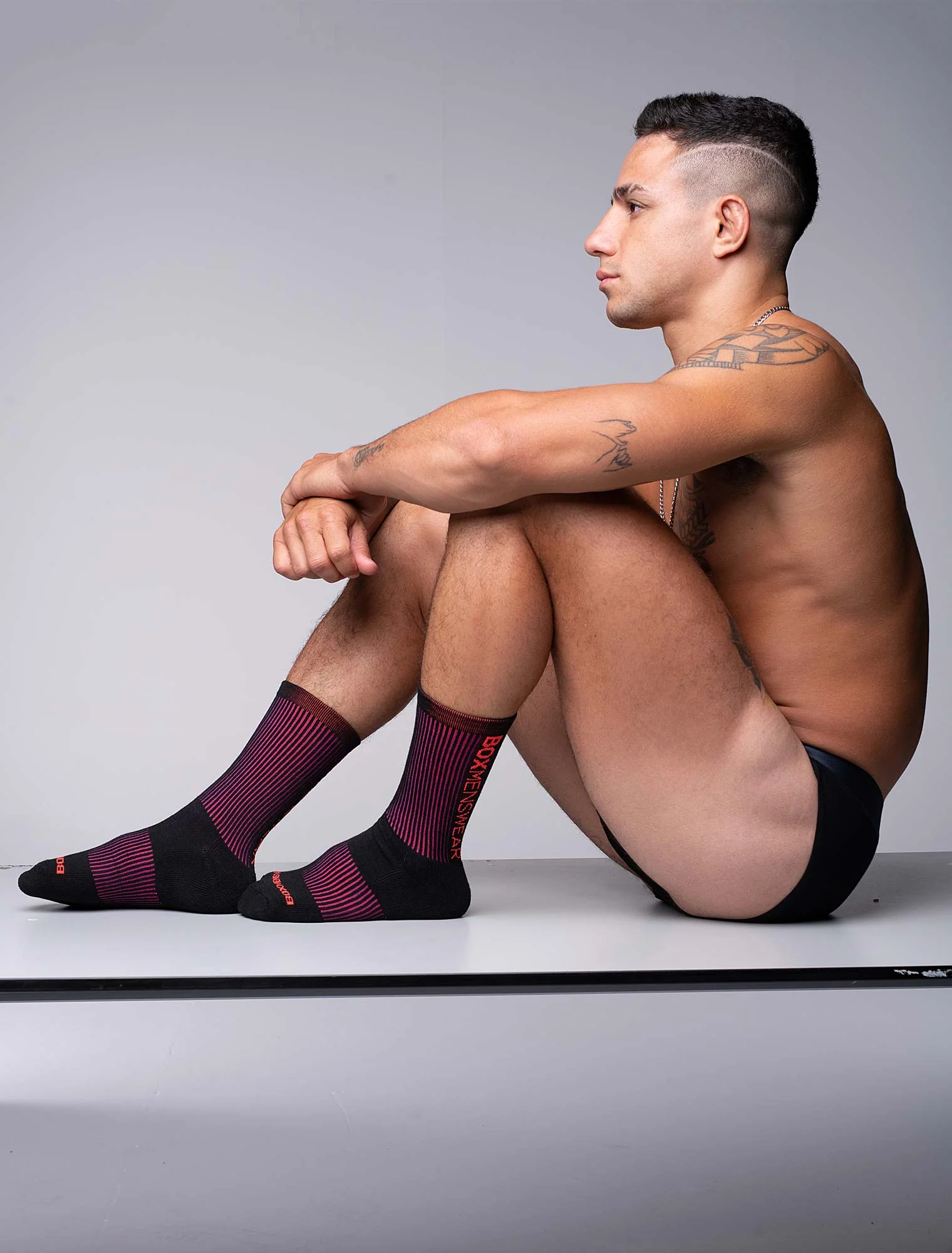 Highlighter Sports Socks - Dusk - Image 2