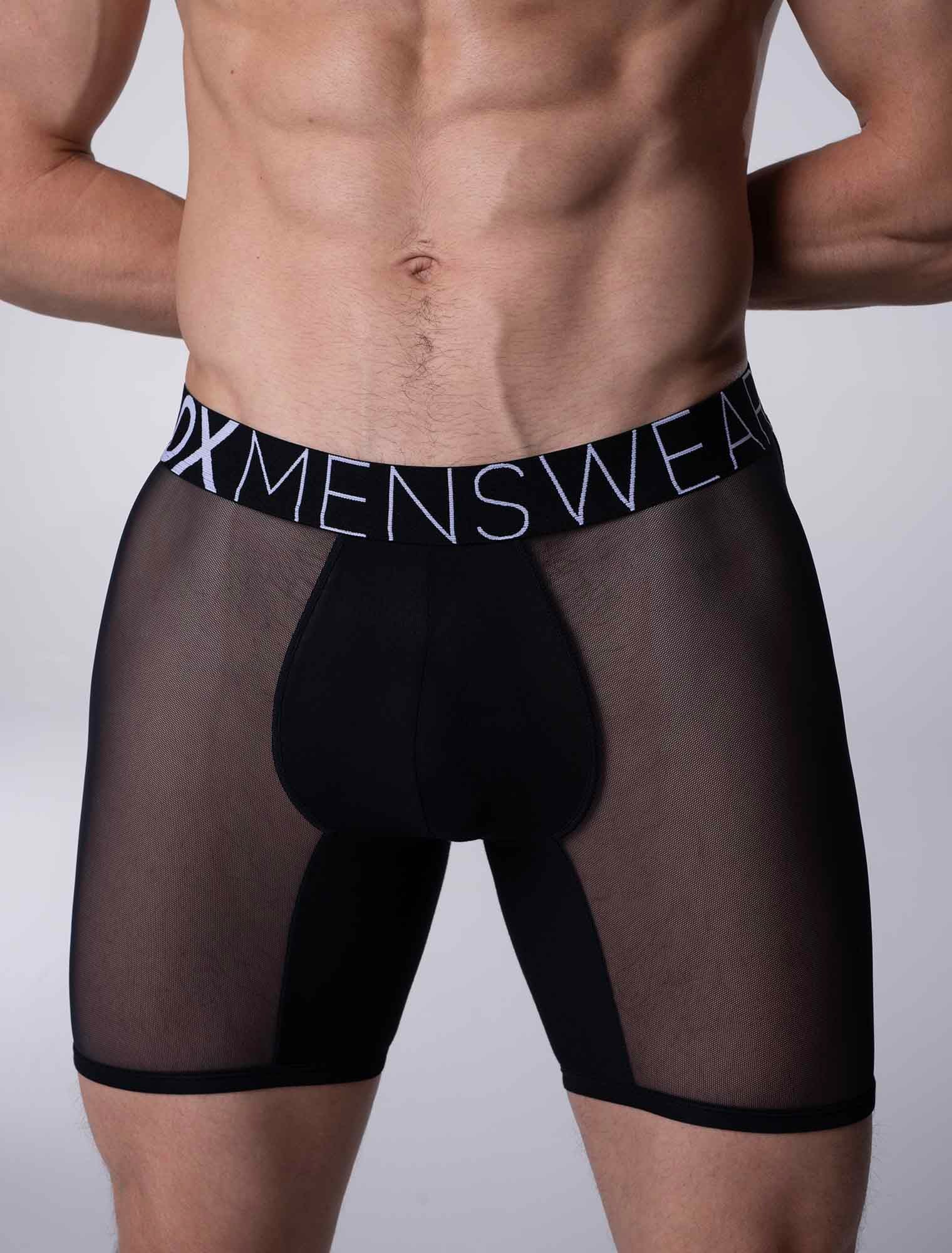 King Fit Mesh Panel - Transparent Crotch: Black - Image 3