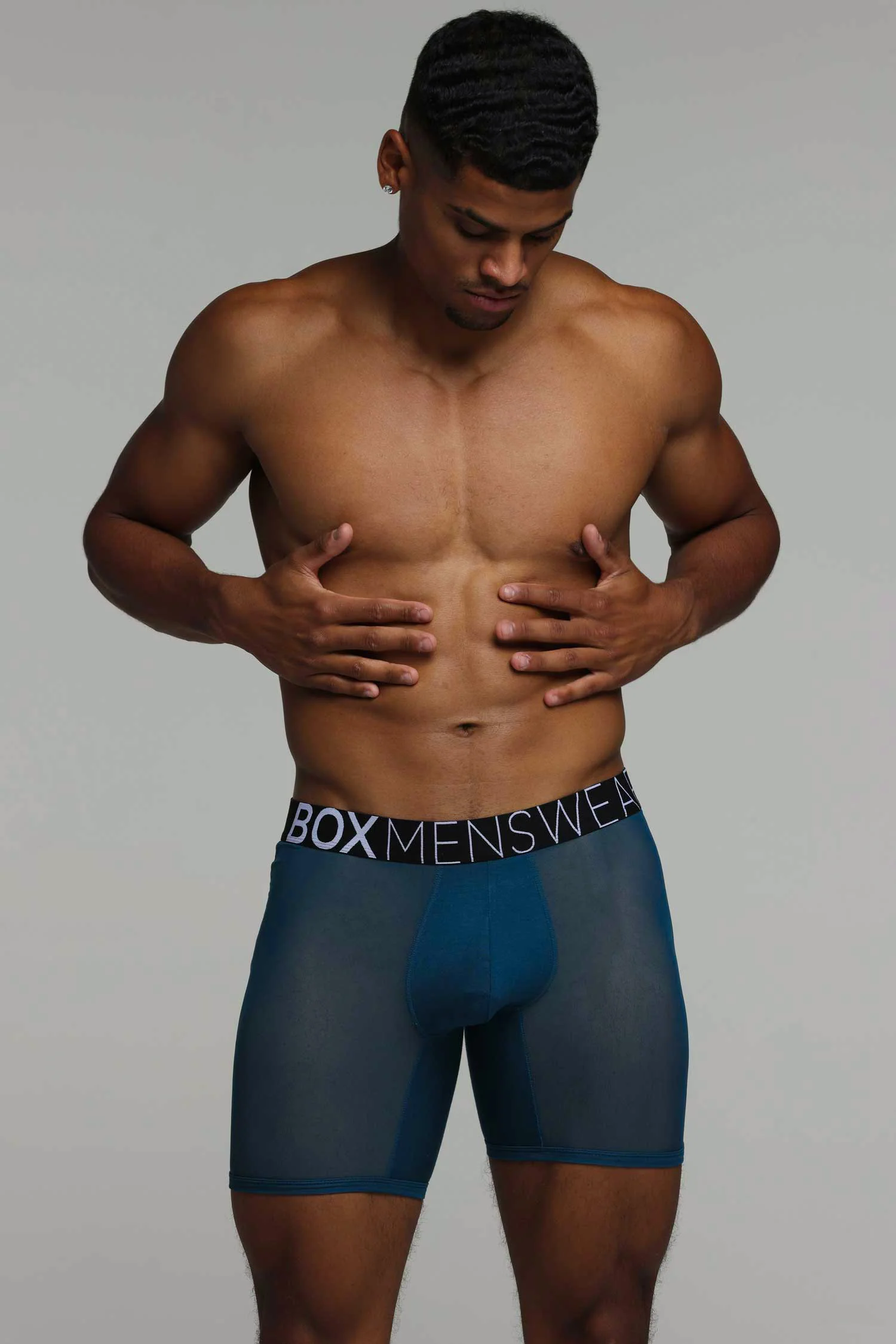 King Fit Mesh Panel - Transparent Crotch: Legion Blue - Image 3
