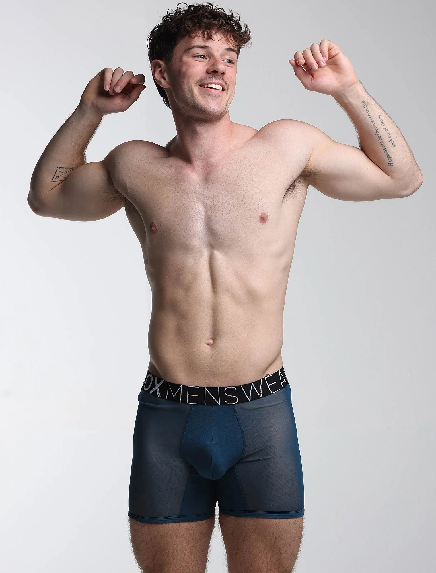 King Fit Mesh Panel - Transparent Crotch: Legion Blue - Image 5