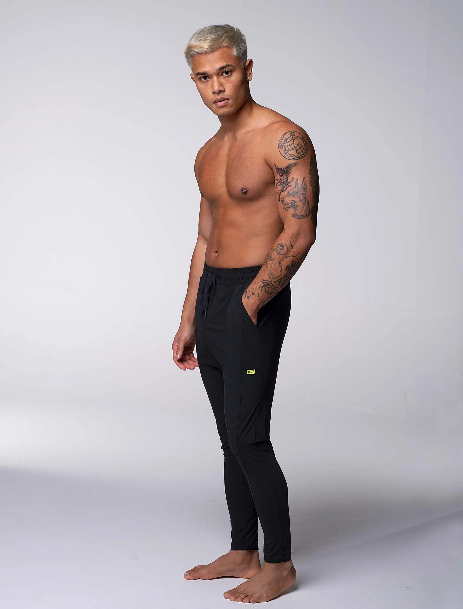 V2 Active Panelled Joggers - Black - Image 7