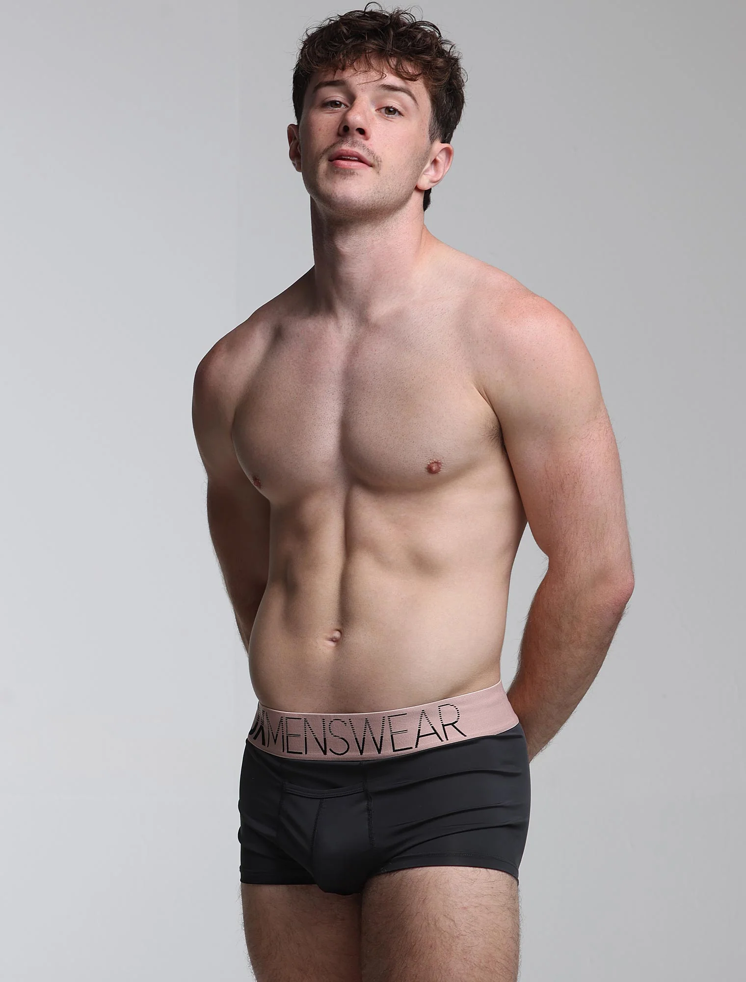 Mens Arched Keyhole Boxers - Crimson Royale - Image 4
