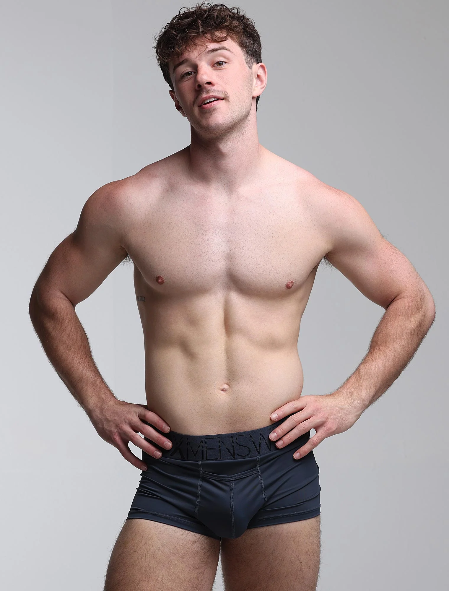 Mens Arched Keyhole Boxers - Nautical Nightfall - Image 5