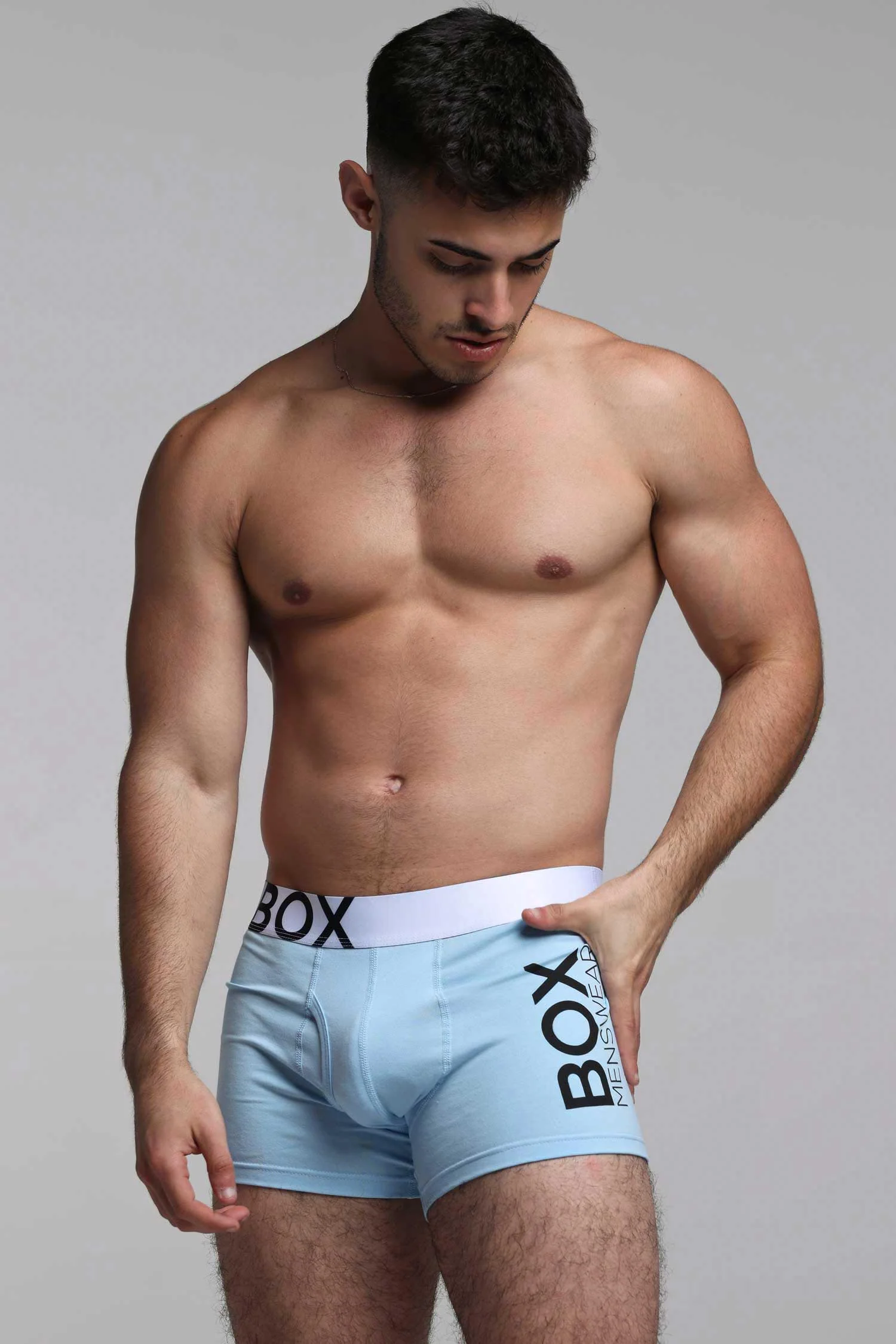 Mens Blue Boxers - Image 5