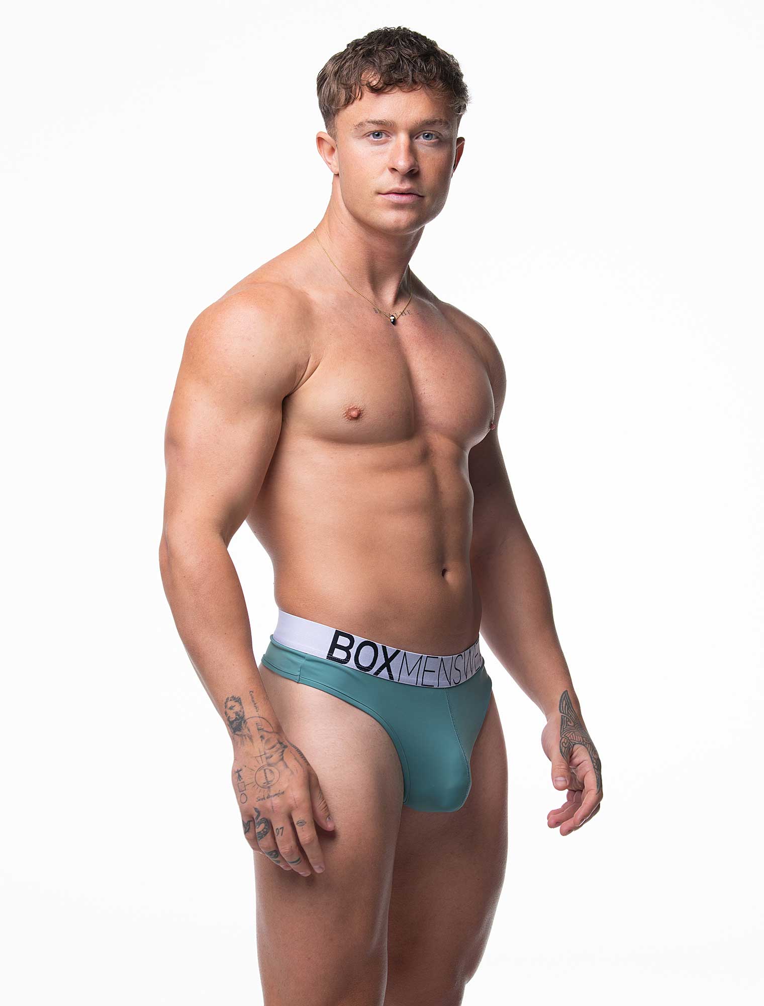 Brazilian Butt Briefs - Amazon Green - Image 10