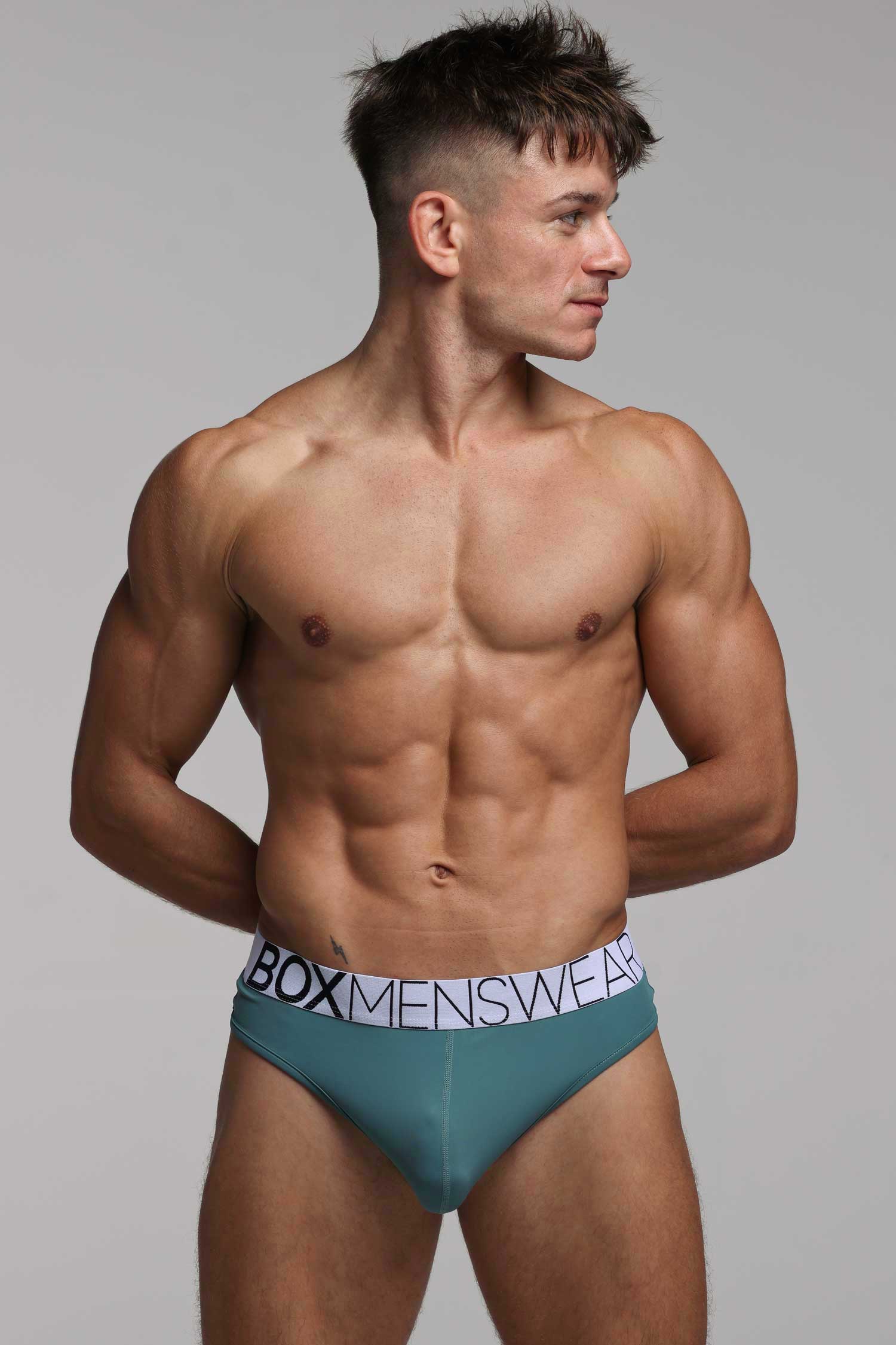 Brazilian Butt Briefs - Amazon Green - Image 3