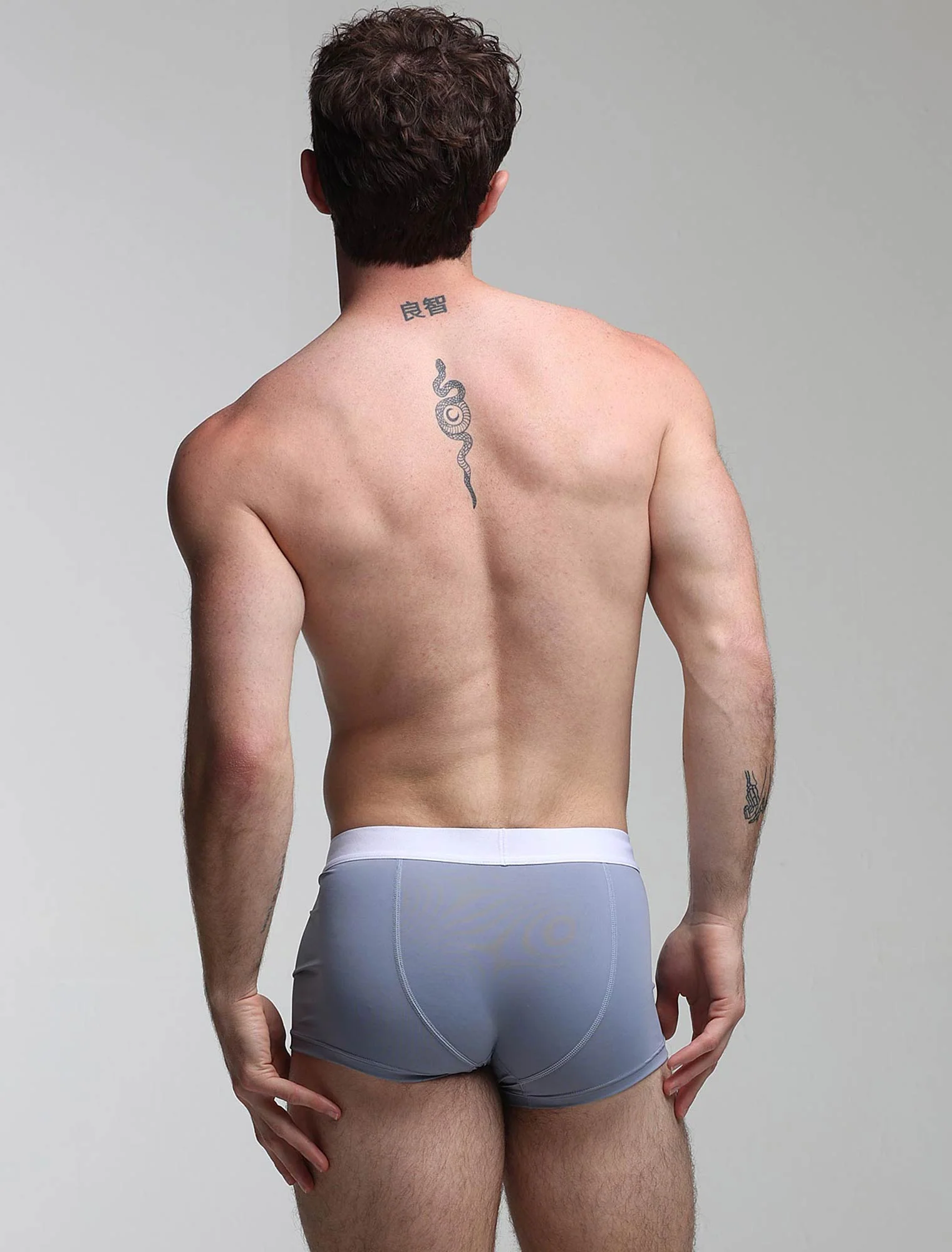 Mens Curved Mesh Boxers - Blue - Image 6