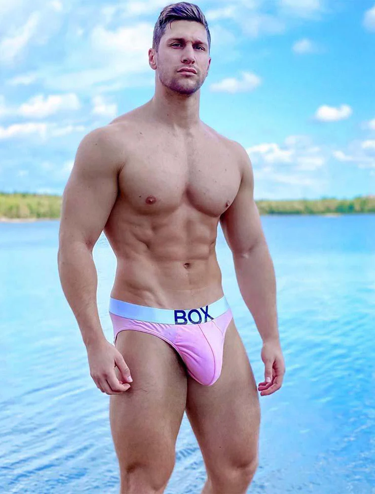 Mens Pink Briefs - Image 3