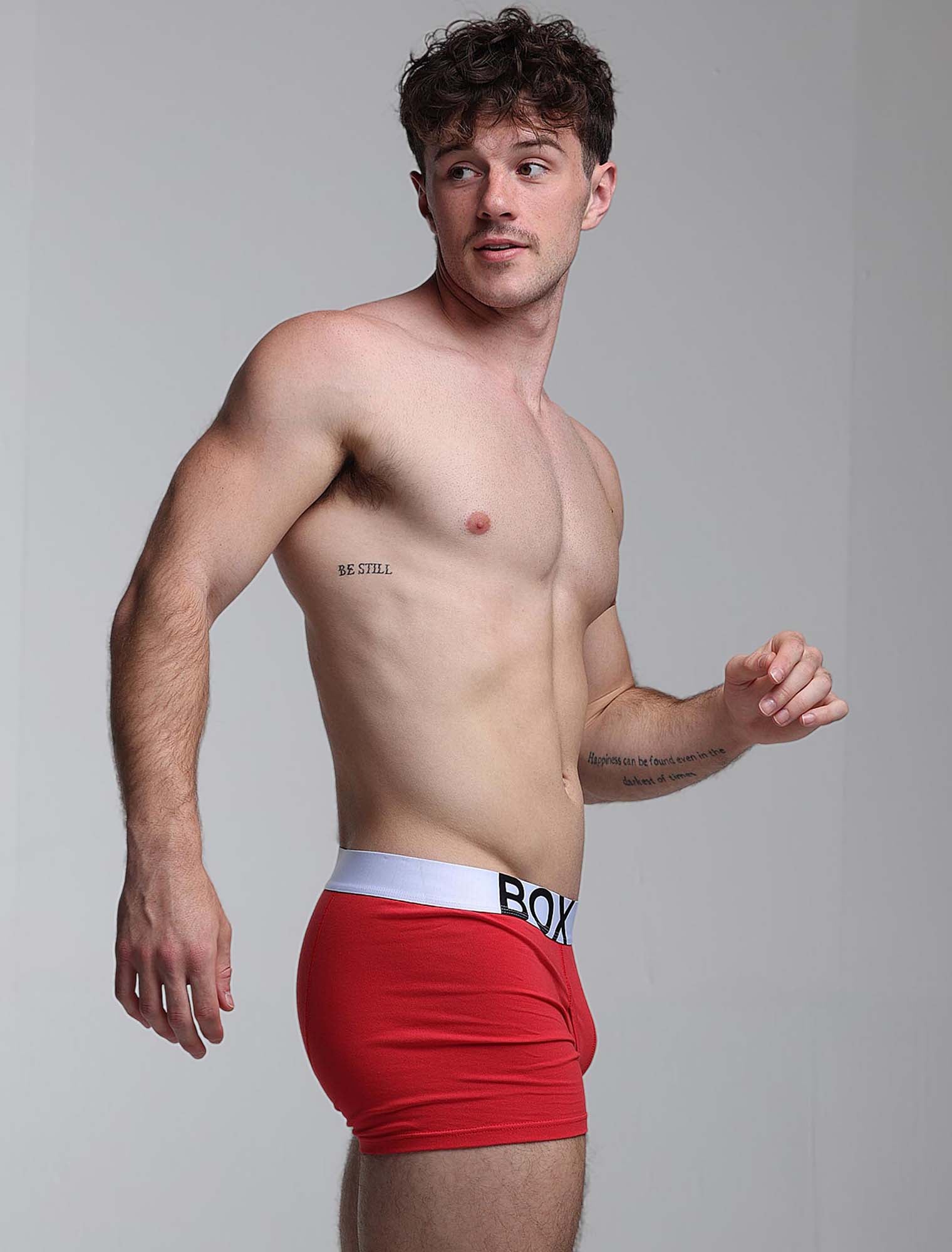 Mens Red Boxers - Image 10