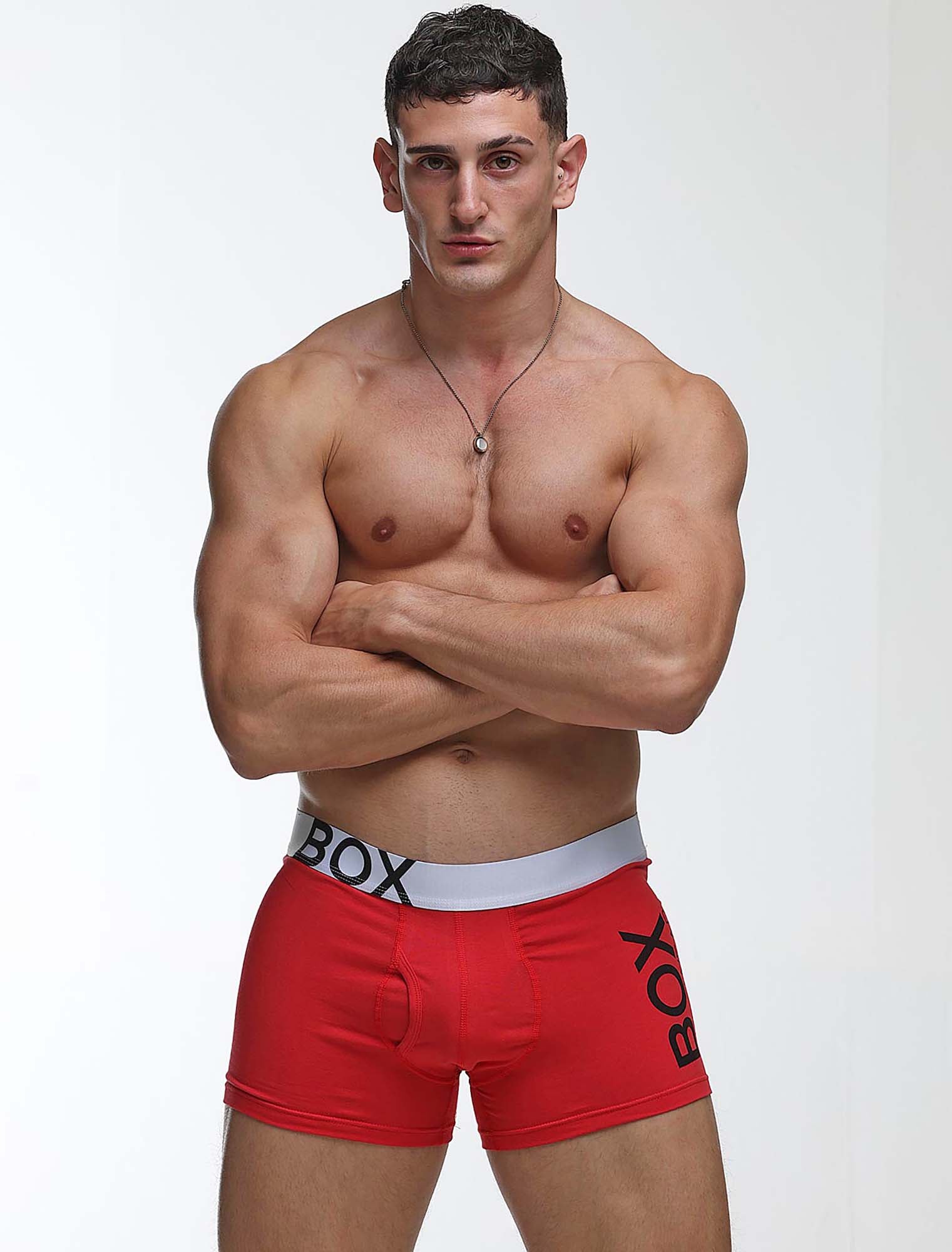 Mens Red Boxers - Image 7