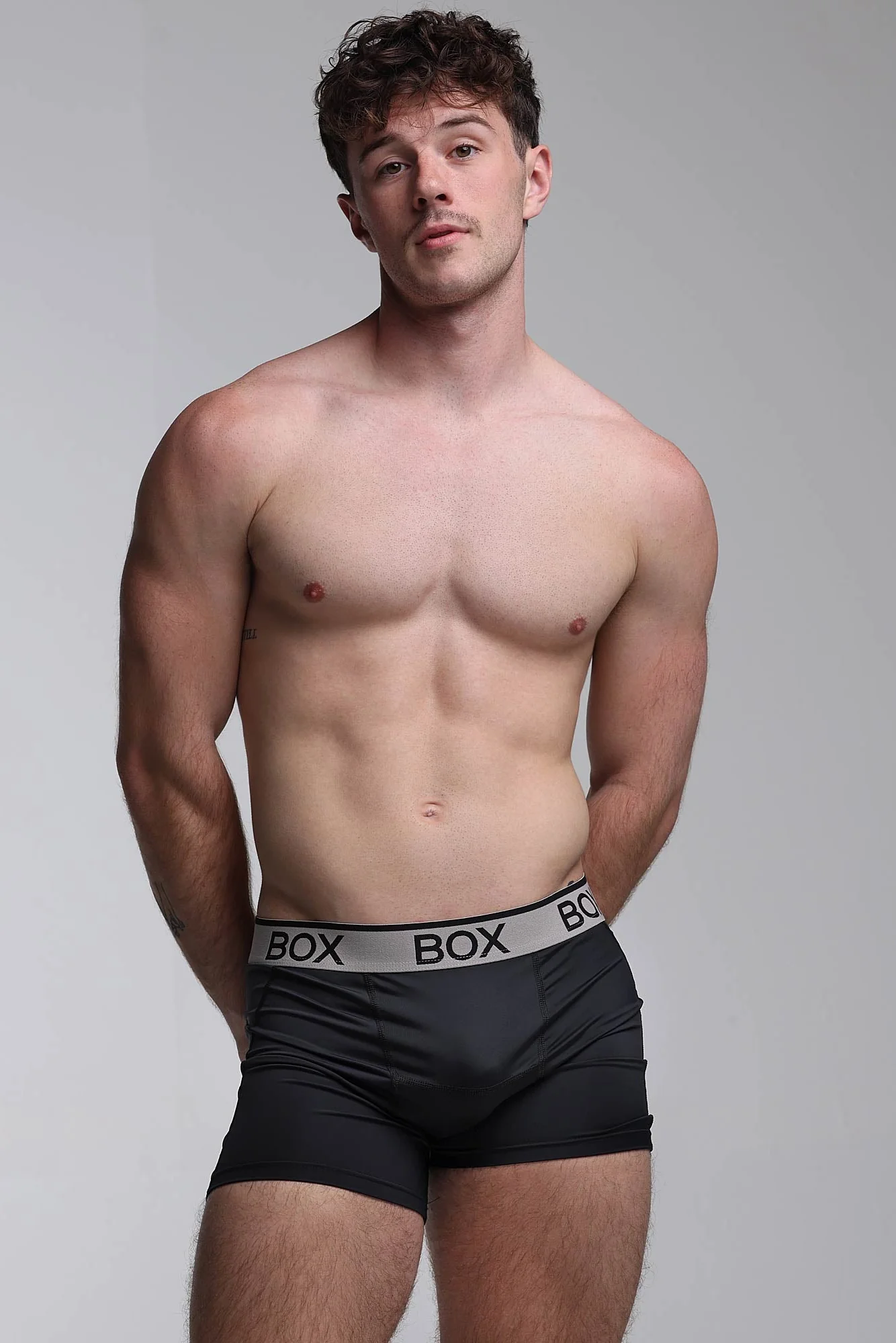 Mens Sports Boxers - Black Intensity
