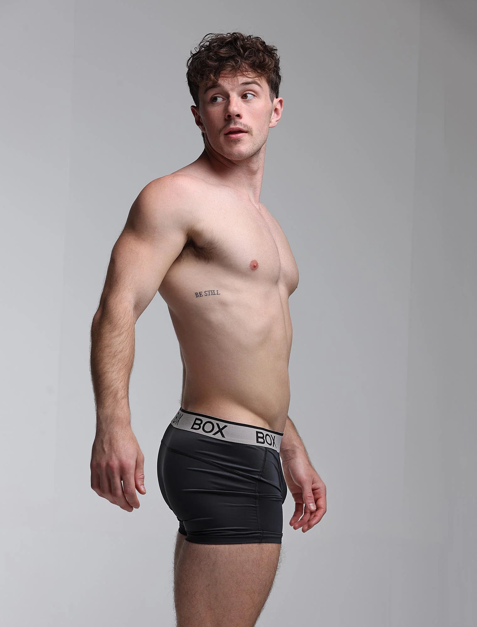 Mens Sports Boxers - Black Intensity - Image 2
