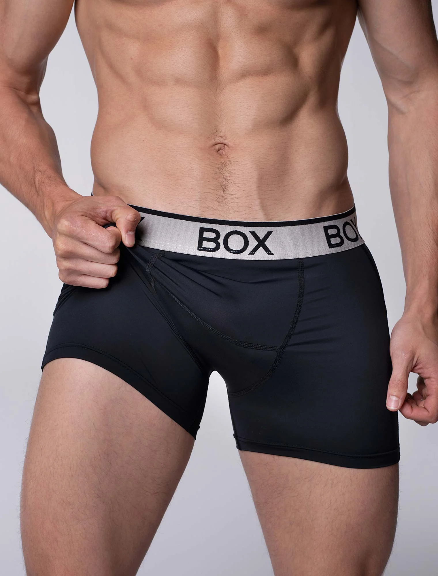 Mens Sports Boxers - Black Intensity - Image 4