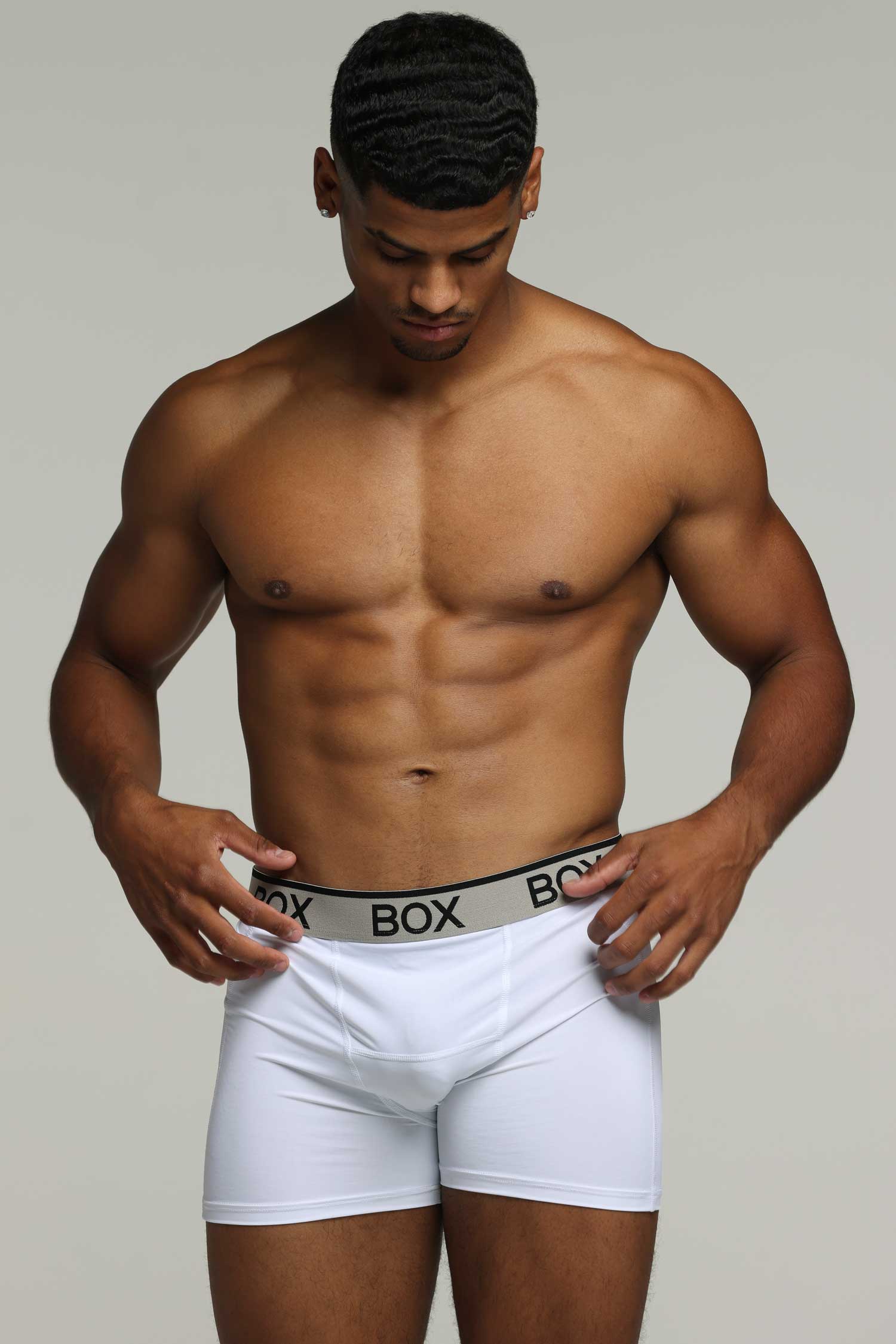 Mens Sports Boxers - Momentum White - Image 6