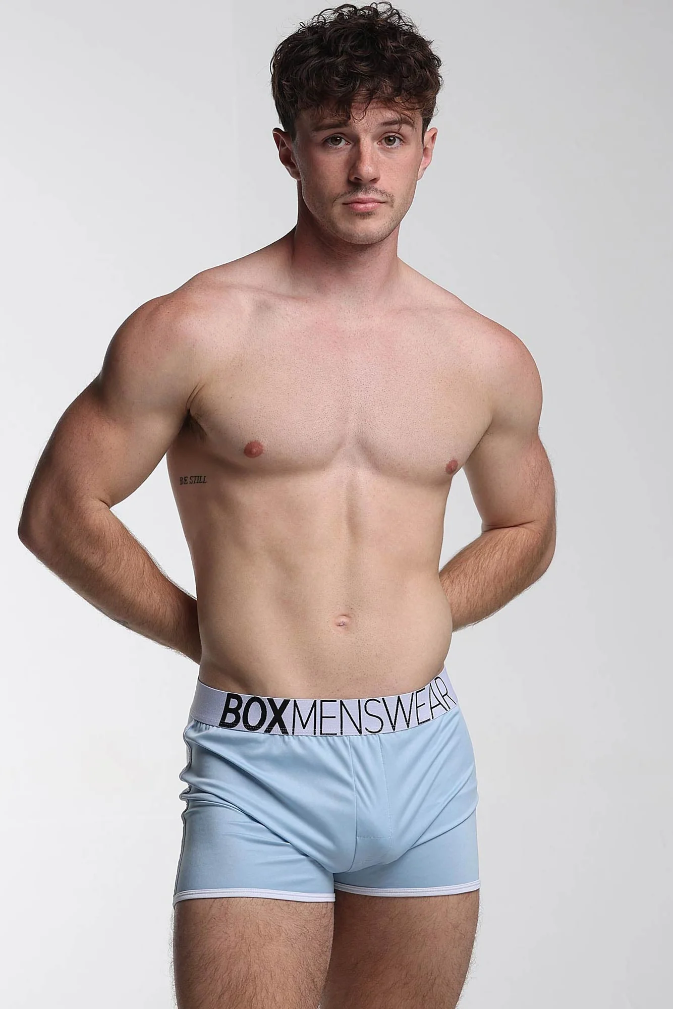 Mens Sports Loose Fit Boxers - Blue Collar