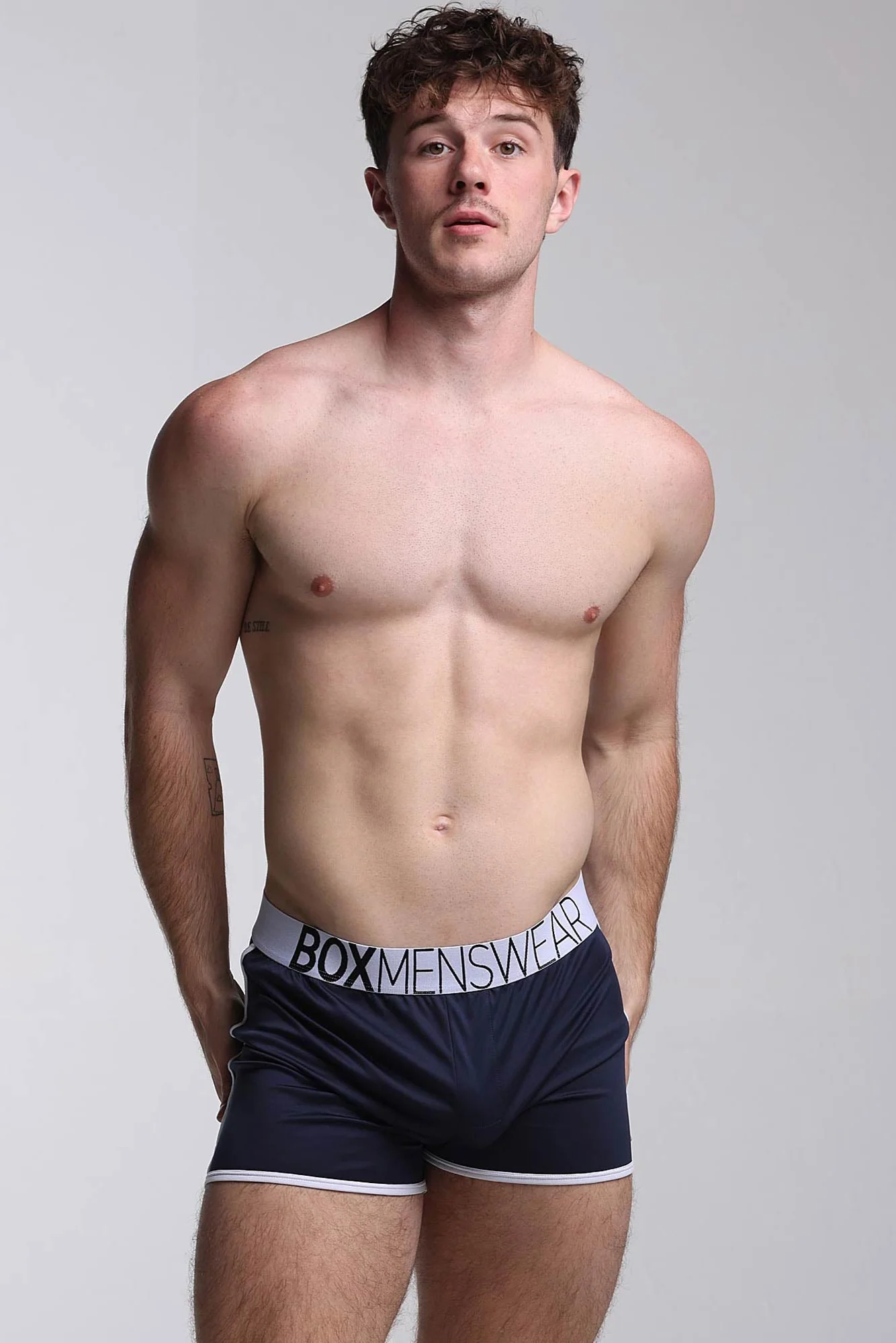 Mens Sports Loose Fit Boxers - Wall Street