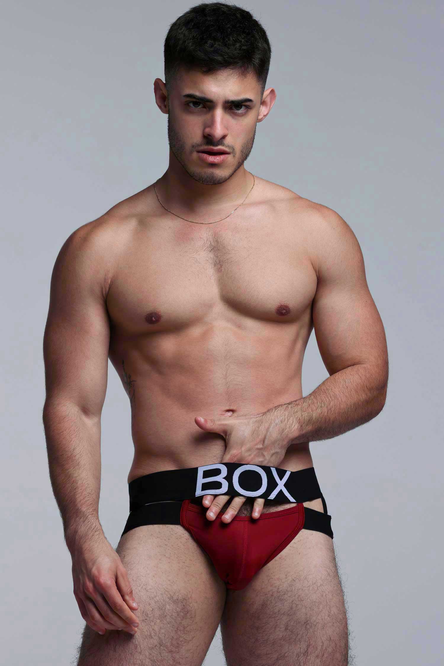 Mens Suspender Jockstrap 3.0 : With Bounce - Burgundy - Image 11