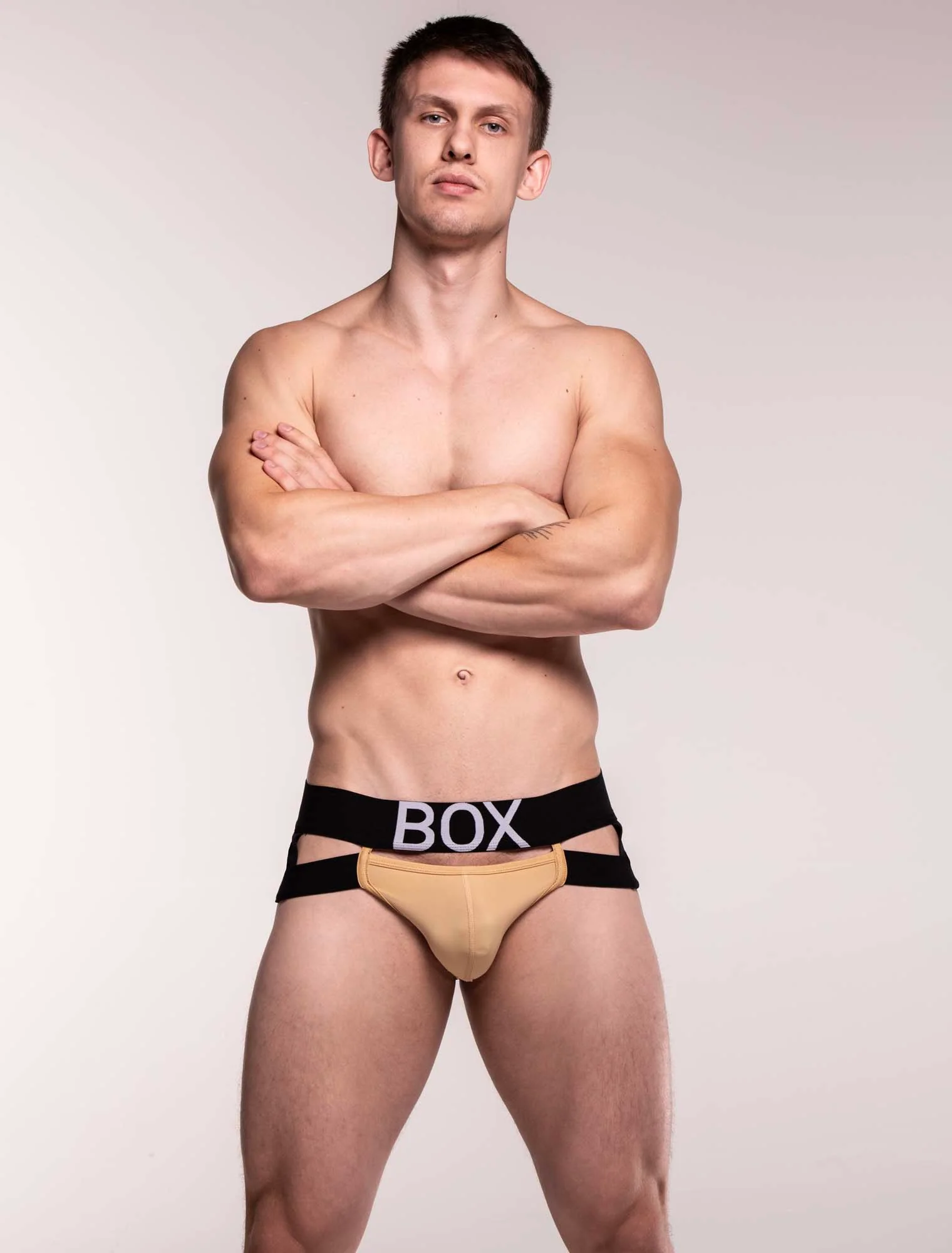Mens Suspender Jockstrap 3.0: With Bounce - Stone - Image 5