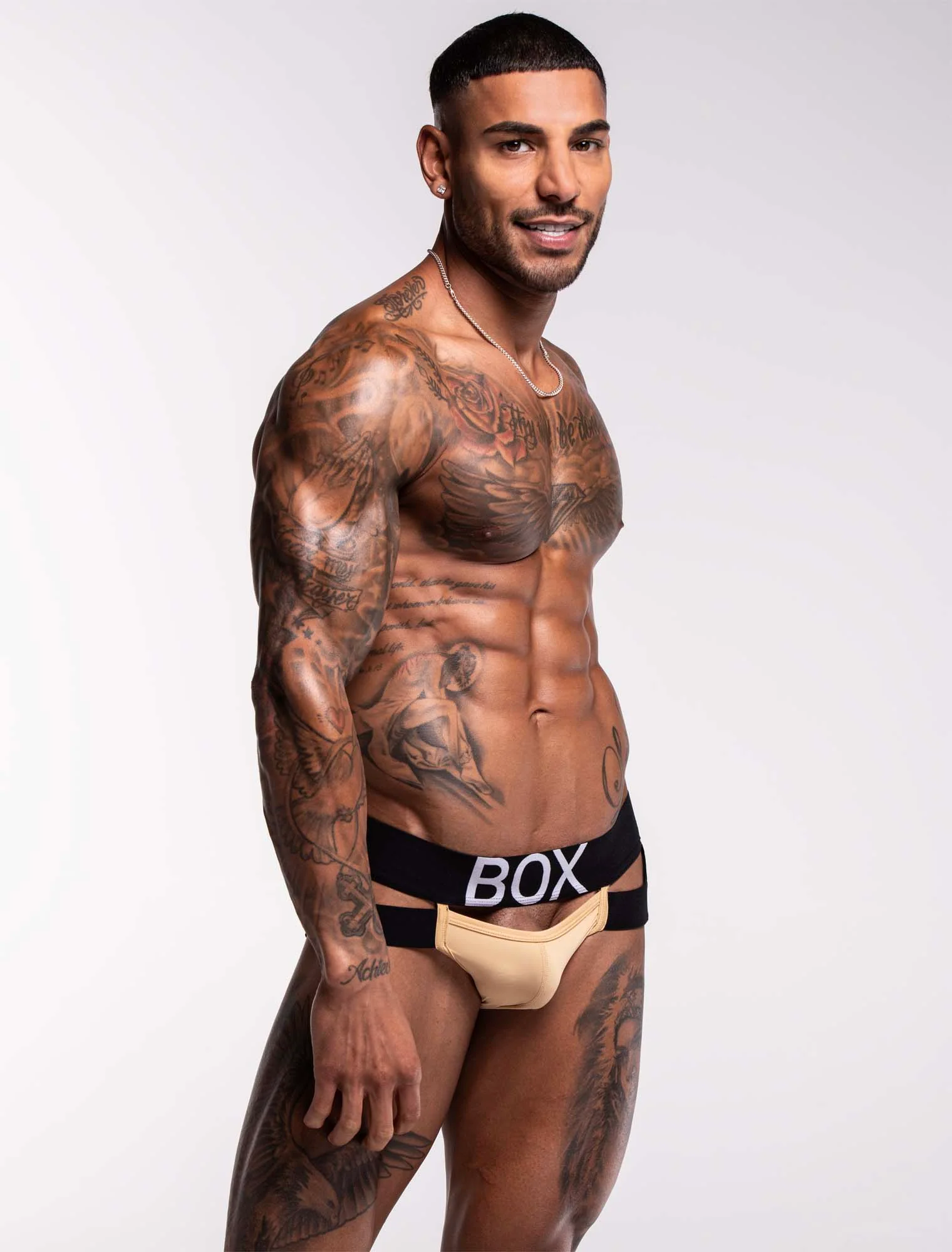 Mens Suspender Jockstrap 3.0: With Bounce - Stone - Image 7