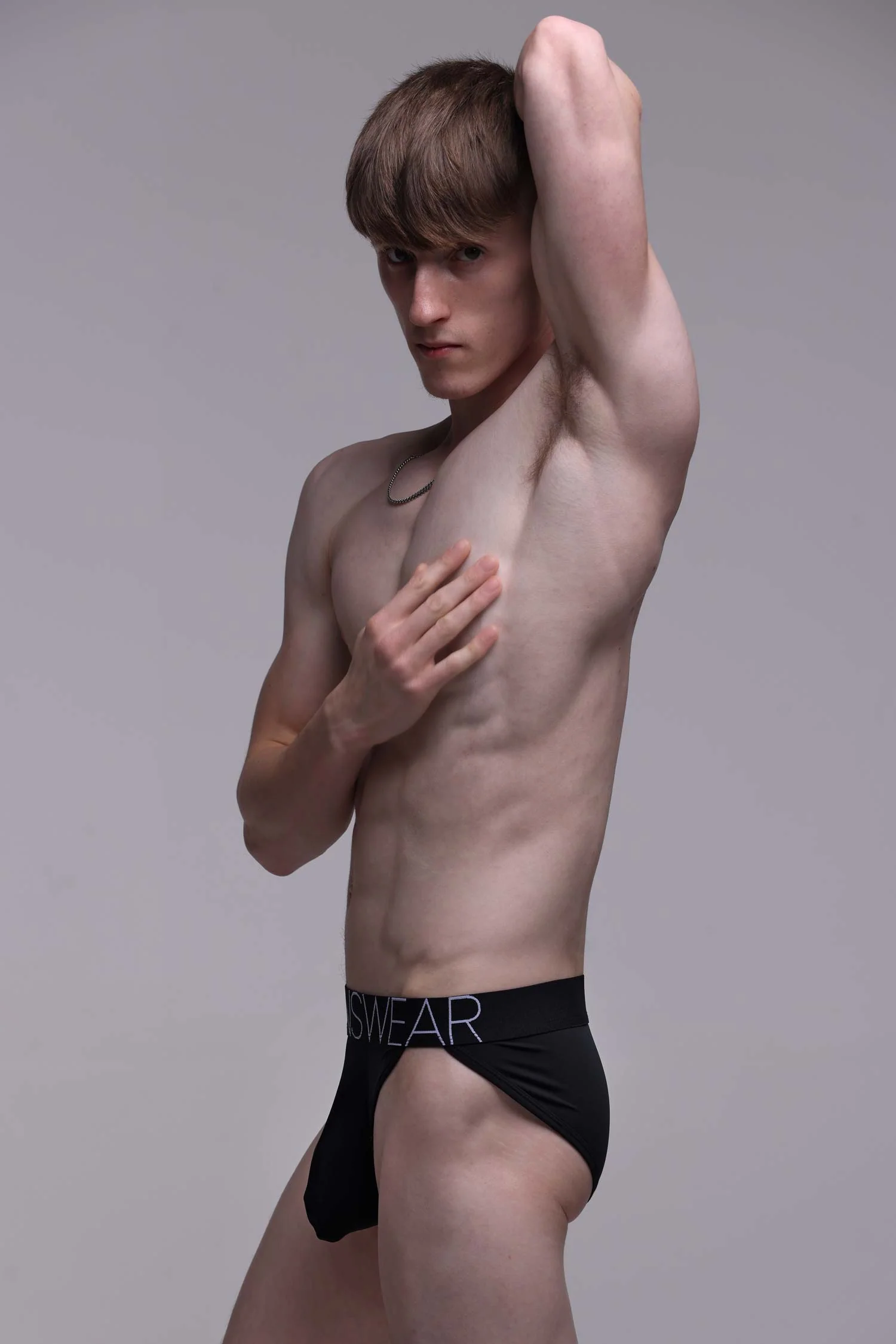Mens Tanga Briefs: Defined Crotch - Black - Image 10