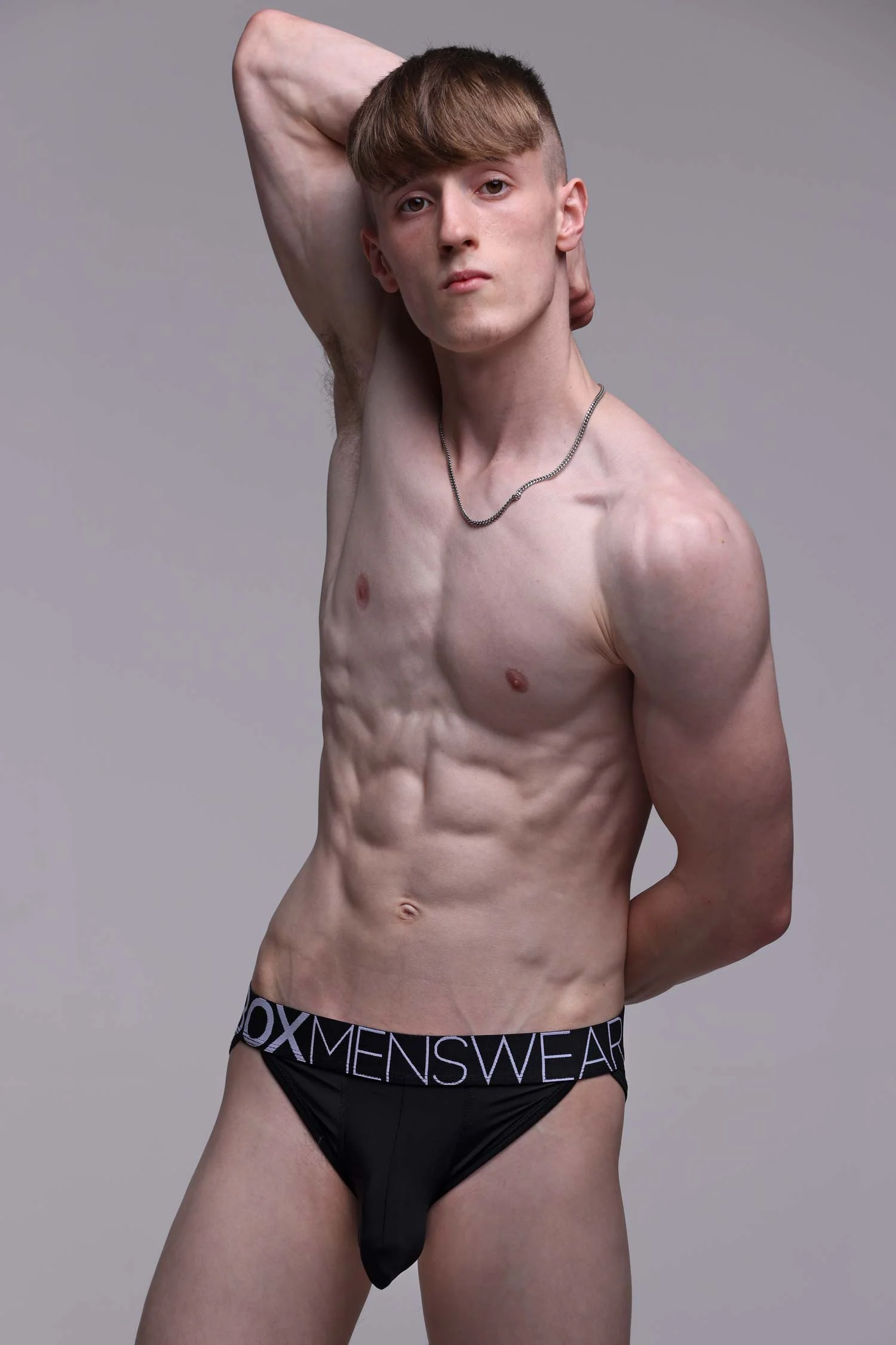 Mens Tanga Briefs: Defined Crotch - Black - Image 9