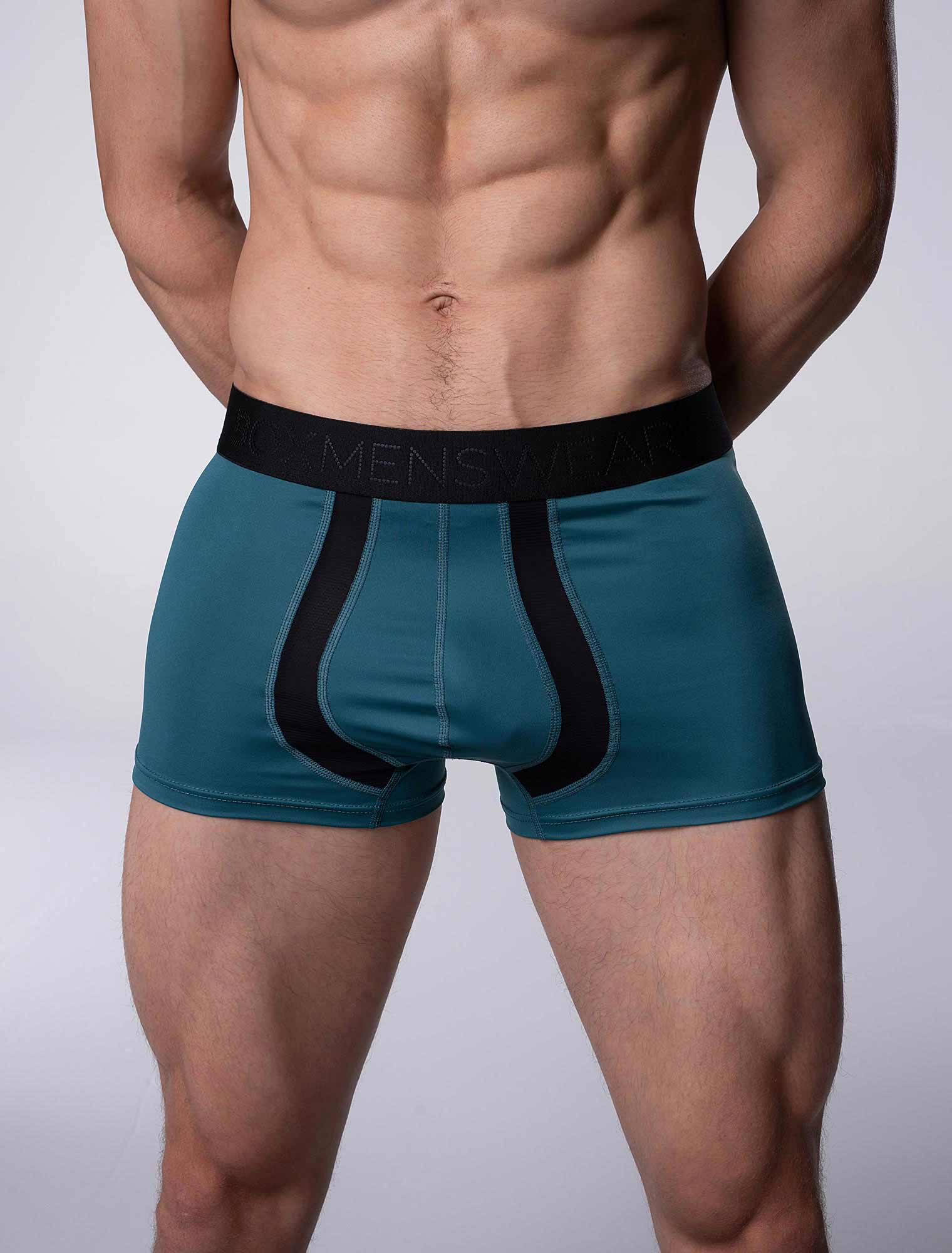 Motion Mesh Boxers - Aqua - Image 3
