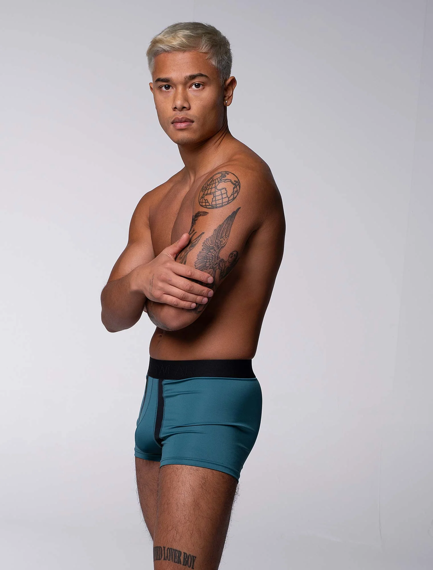 Motion Mesh Boxers - Aqua - Image 6
