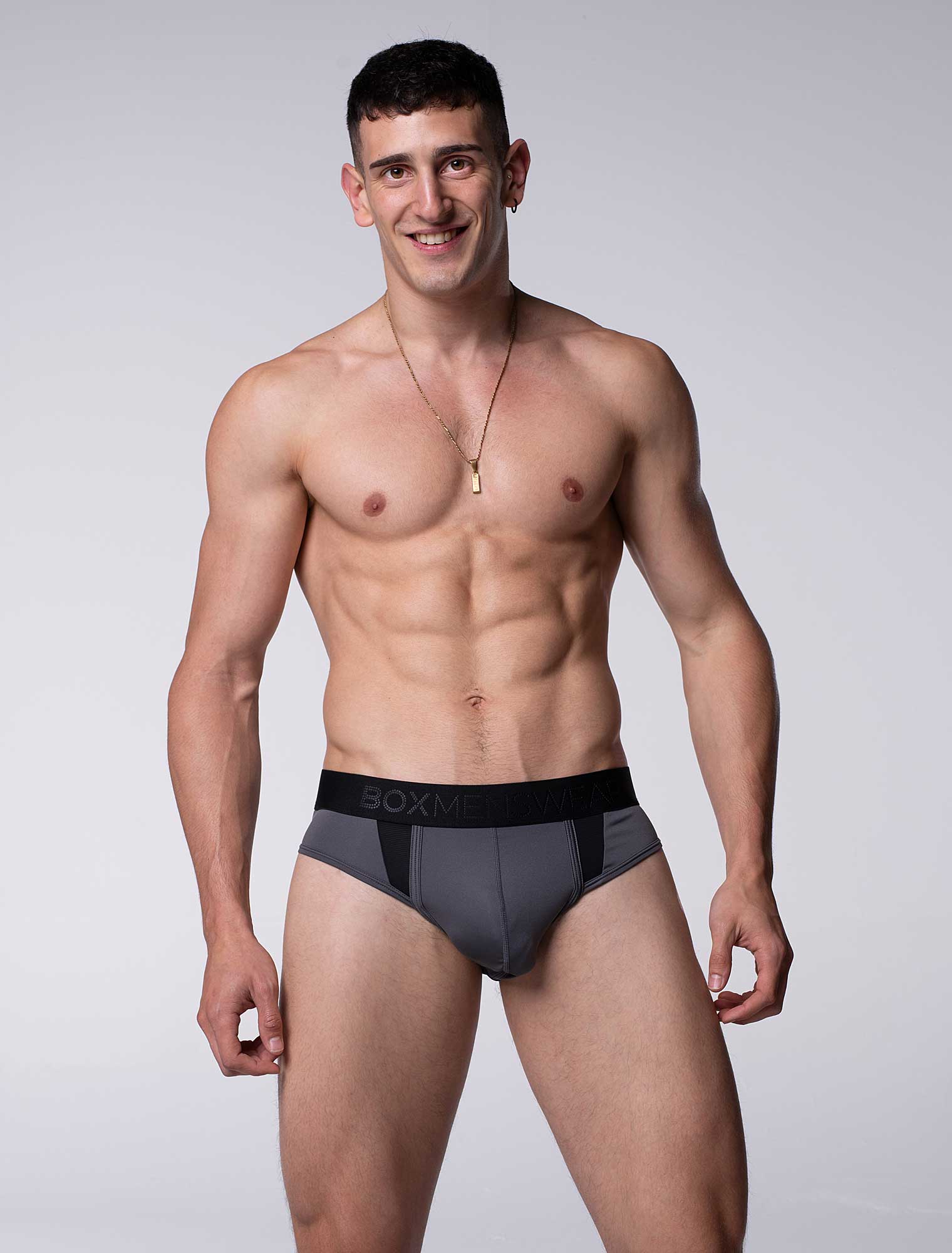 Motion Mesh Briefs - Grey - Image 2
