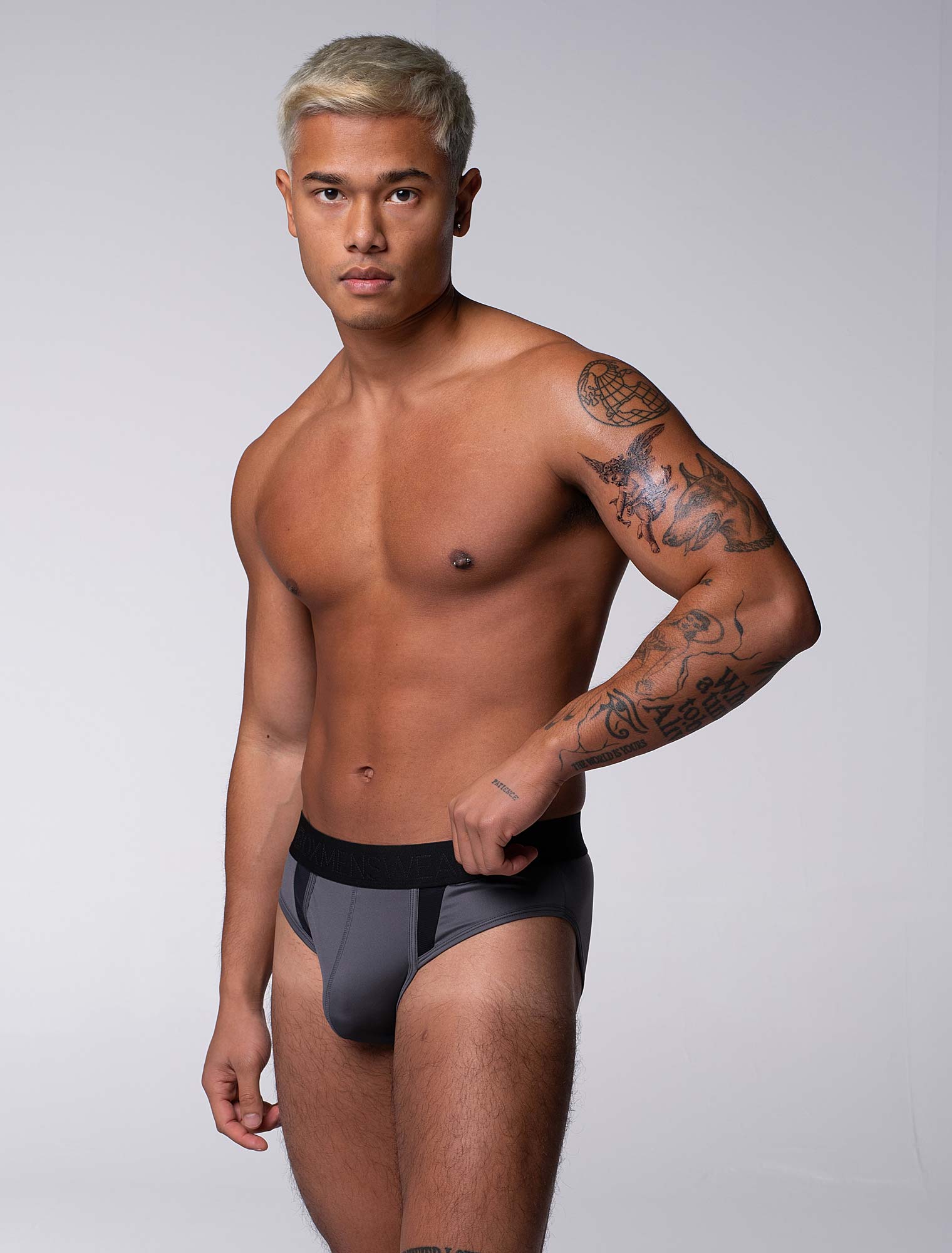 Motion Mesh Briefs - Grey - Image 8