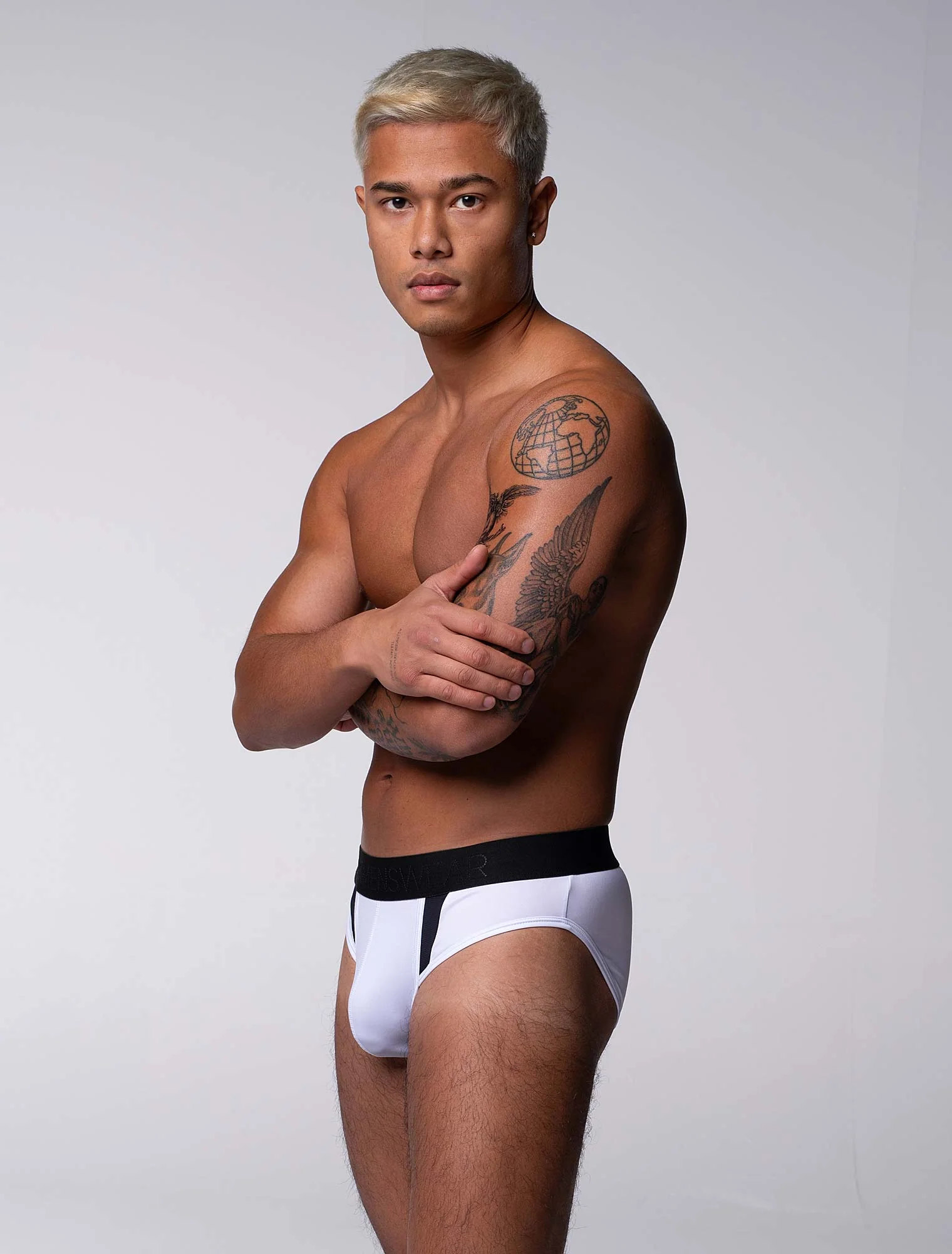 Motion Mesh Briefs - White - Image 7