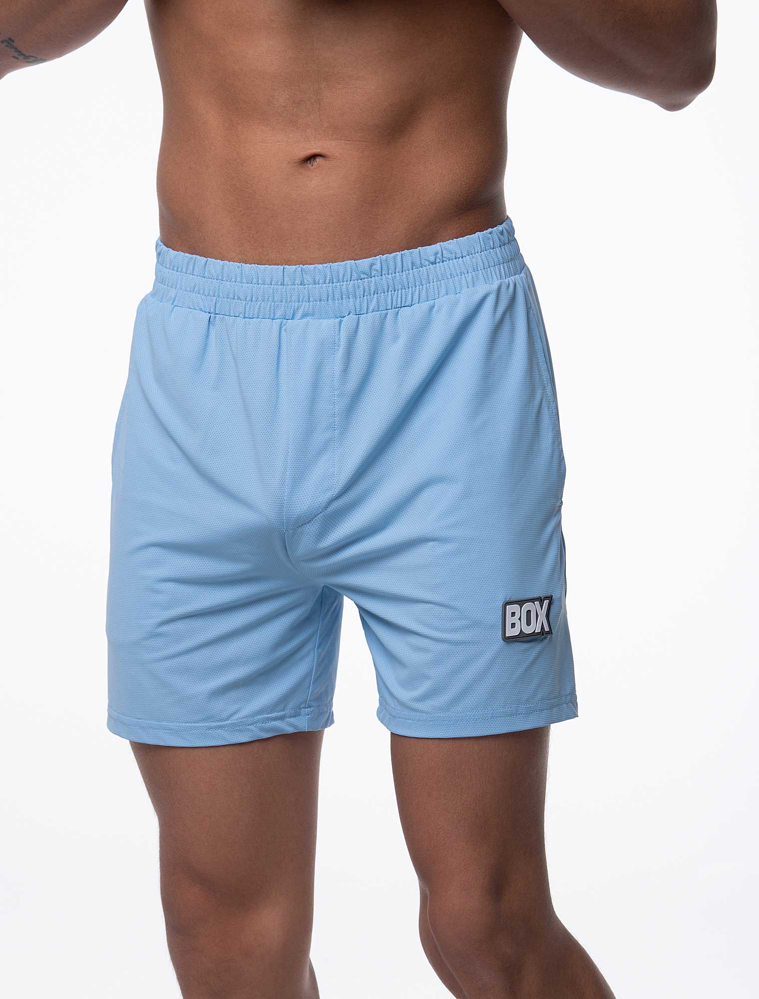 Mesh Football Shorts - Back 4 Blue - Image 2