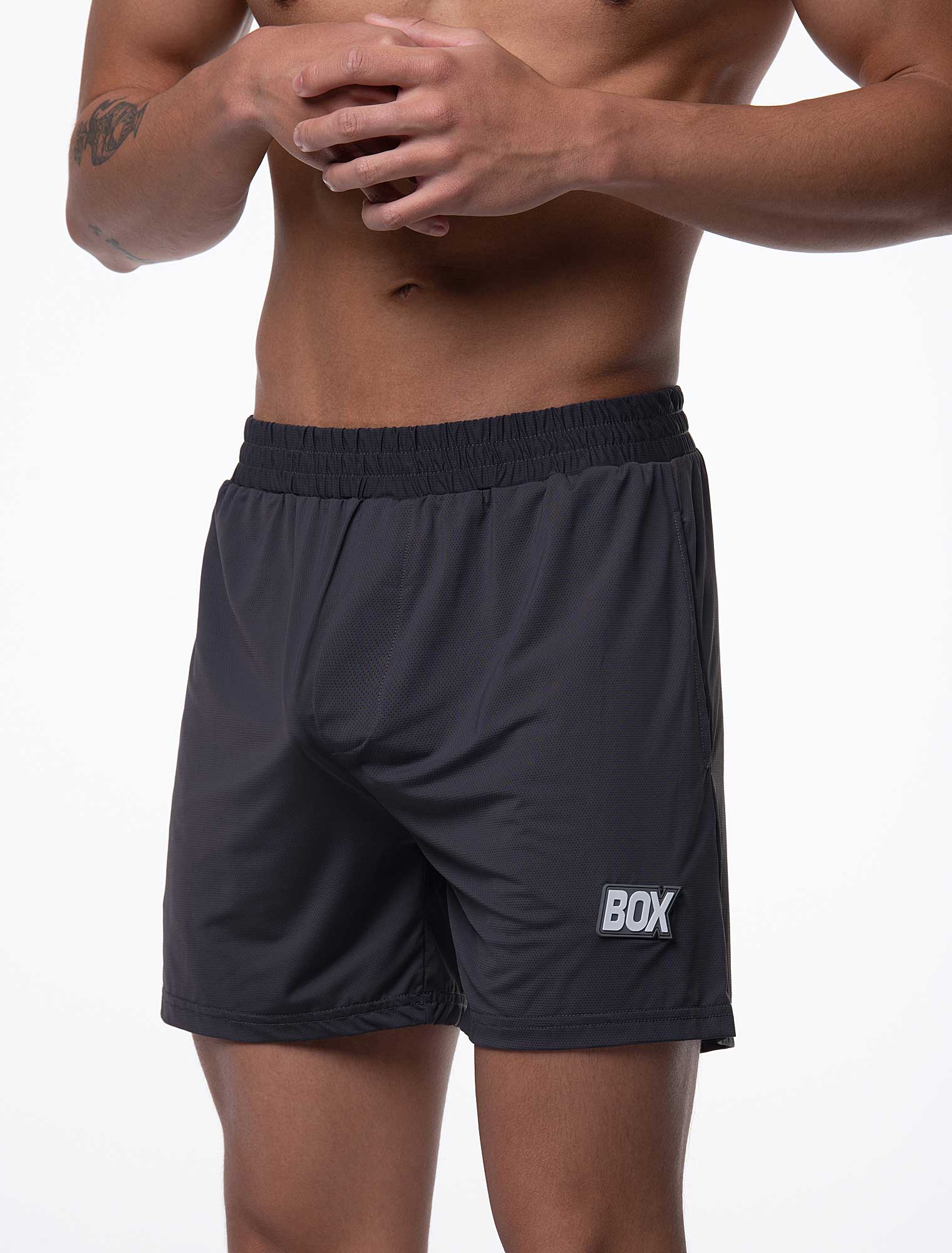 Mesh Football Shorts - Defence Grey - Image 3