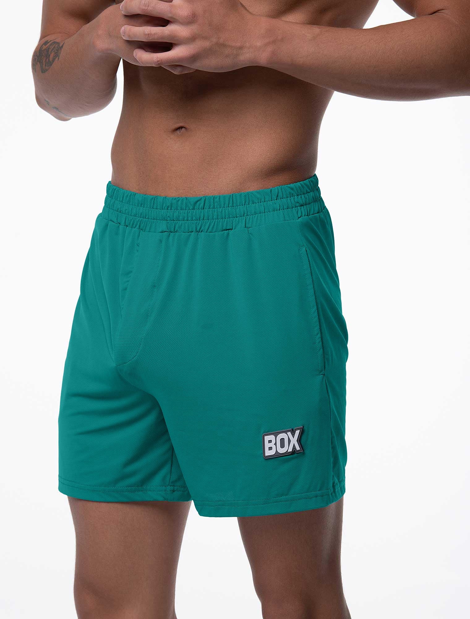 Mesh Football Shorts - Tactical Teal - Image 3