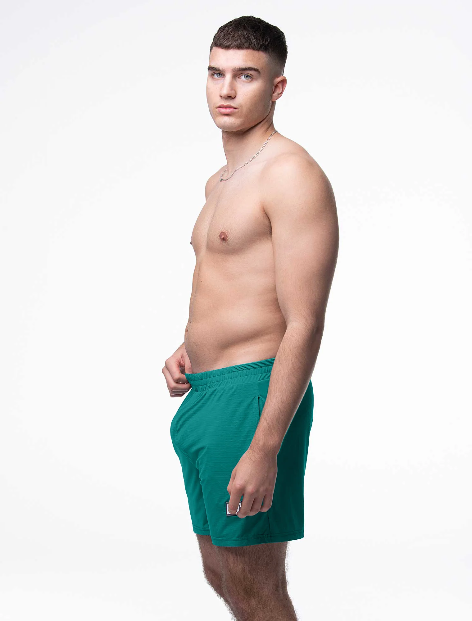 Mesh Football Shorts - Tactical Teal - Image 8
