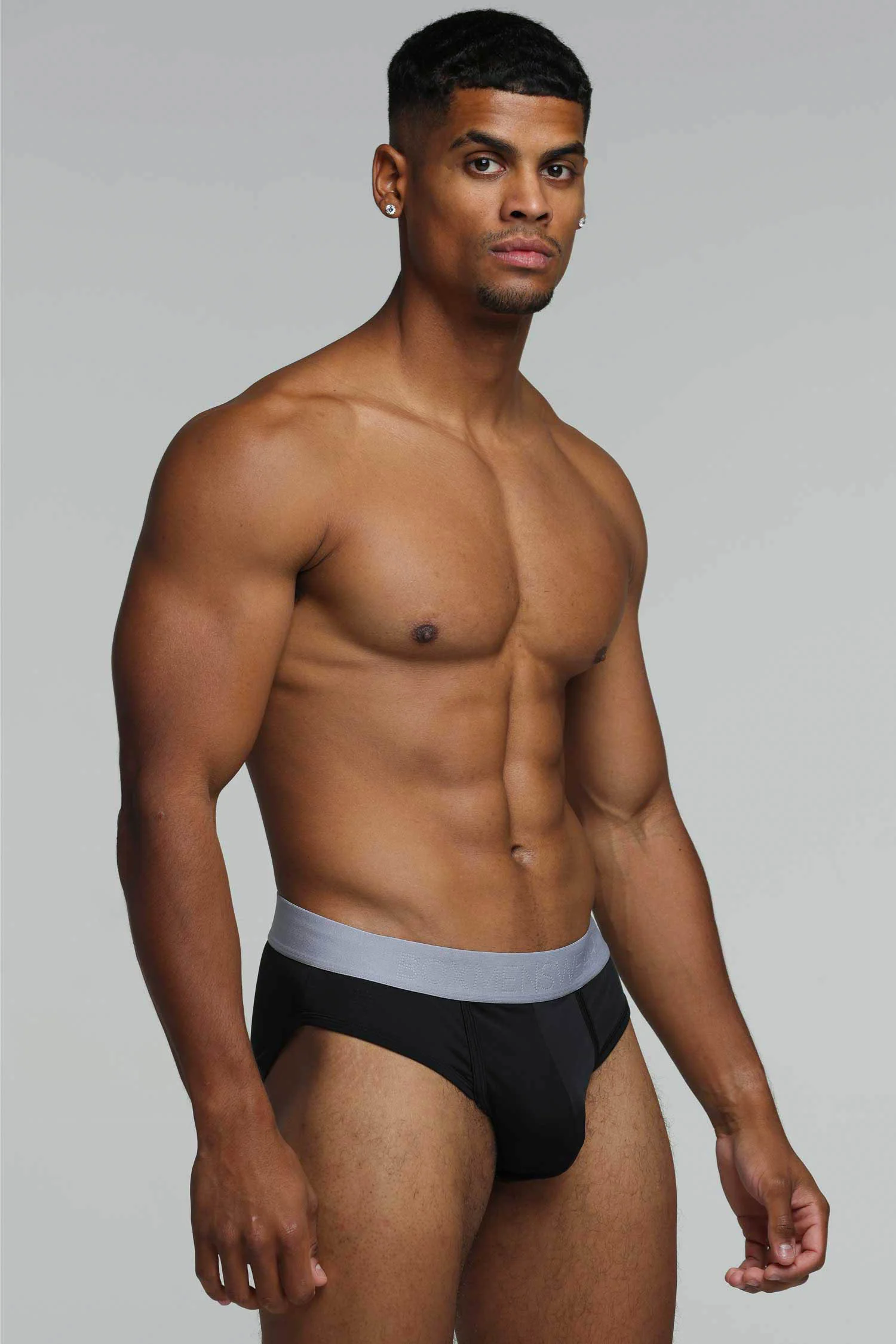 Mesh Panel Briefs - Midnight Milan - Image 2