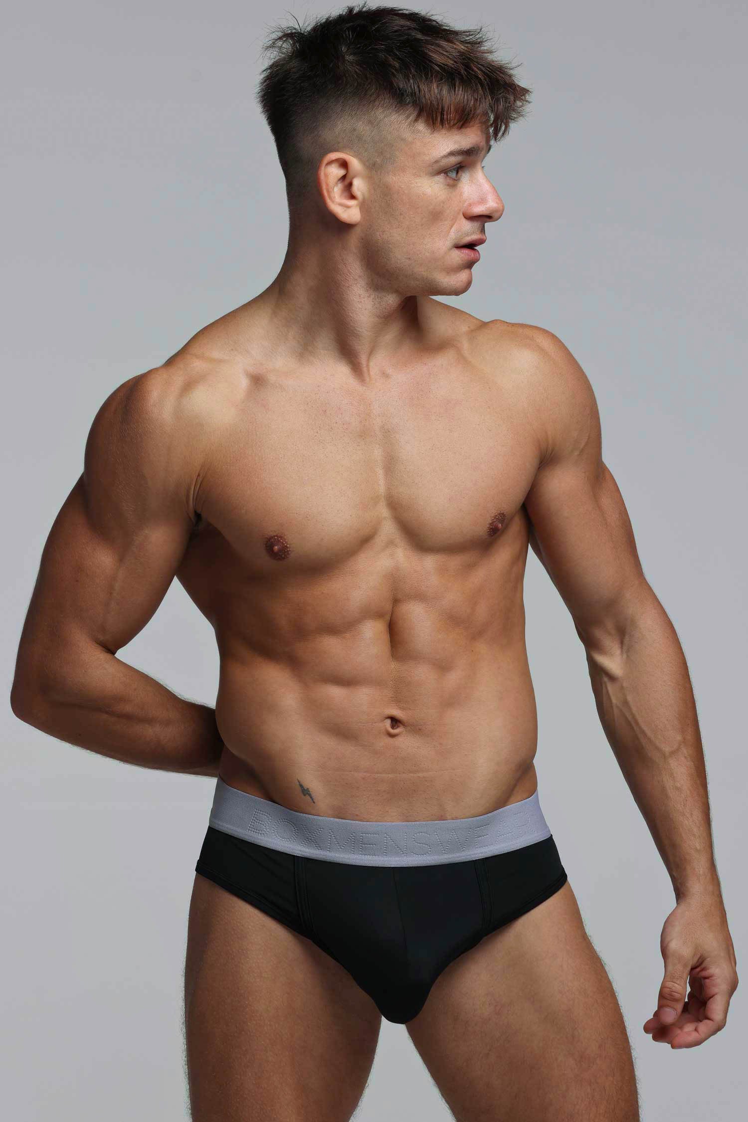 Mesh Panel Briefs - Midnight Milan - Image 5